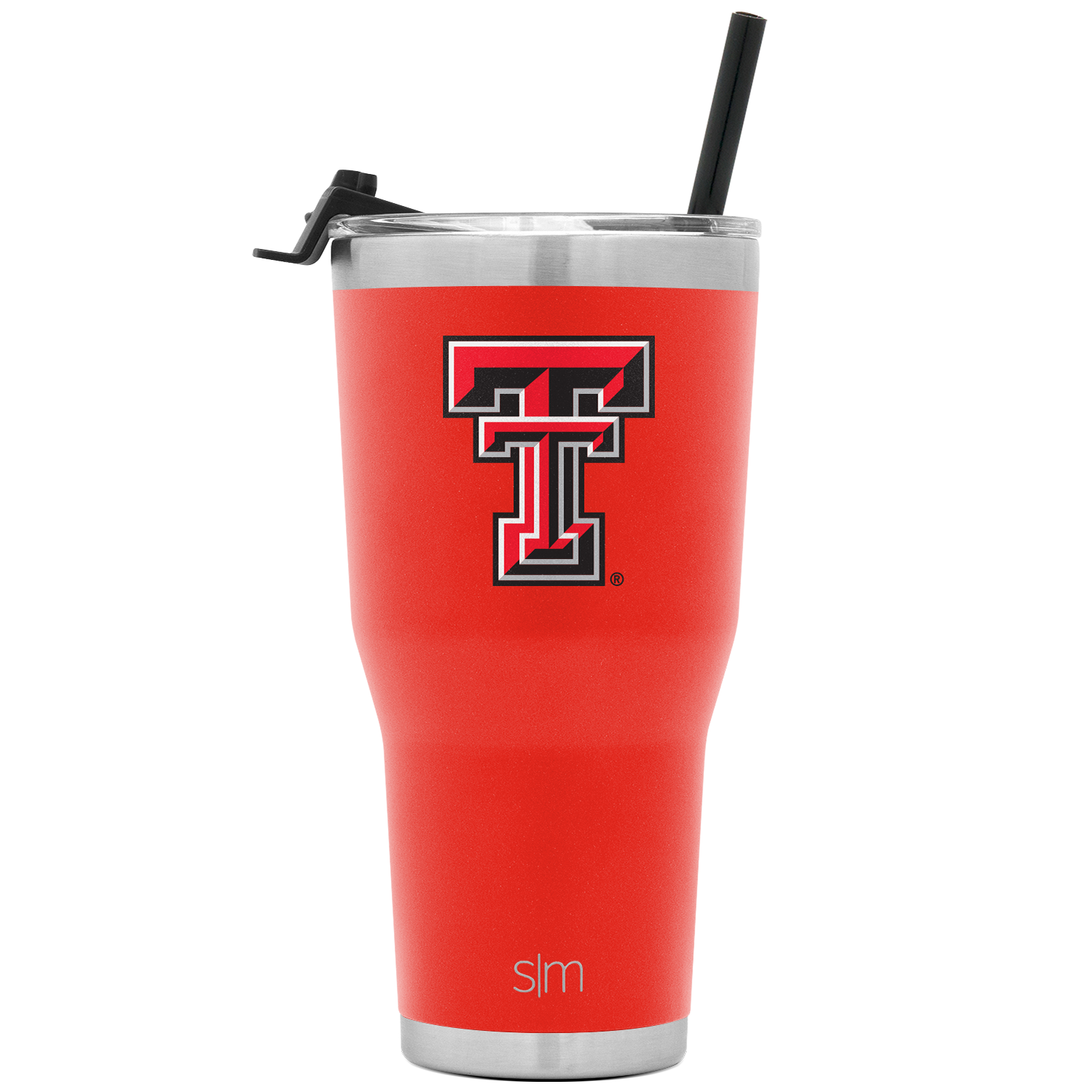 Insulated Stainless Steel Collegiate Cruiser Tumbler with Flip Lid & Straw - 20oz Leakproof Travel Mug for School, Office & Gym - Keeps Drinks Hot/Cold for Hours