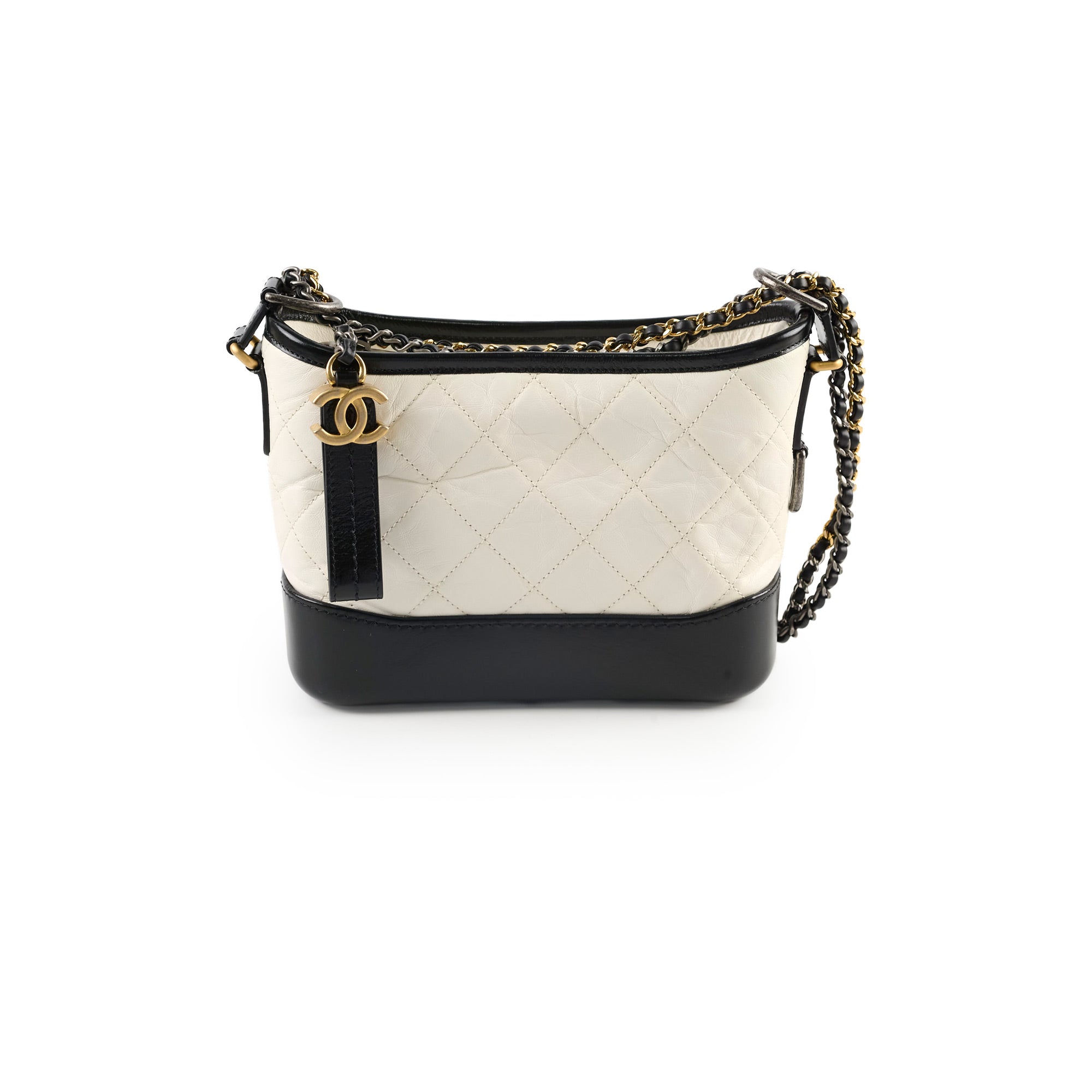 Chanel Small Gabrielle Bag Black & White - Luxury Crossbody Handbag for Women, Perfect for Date Night & Evening Events