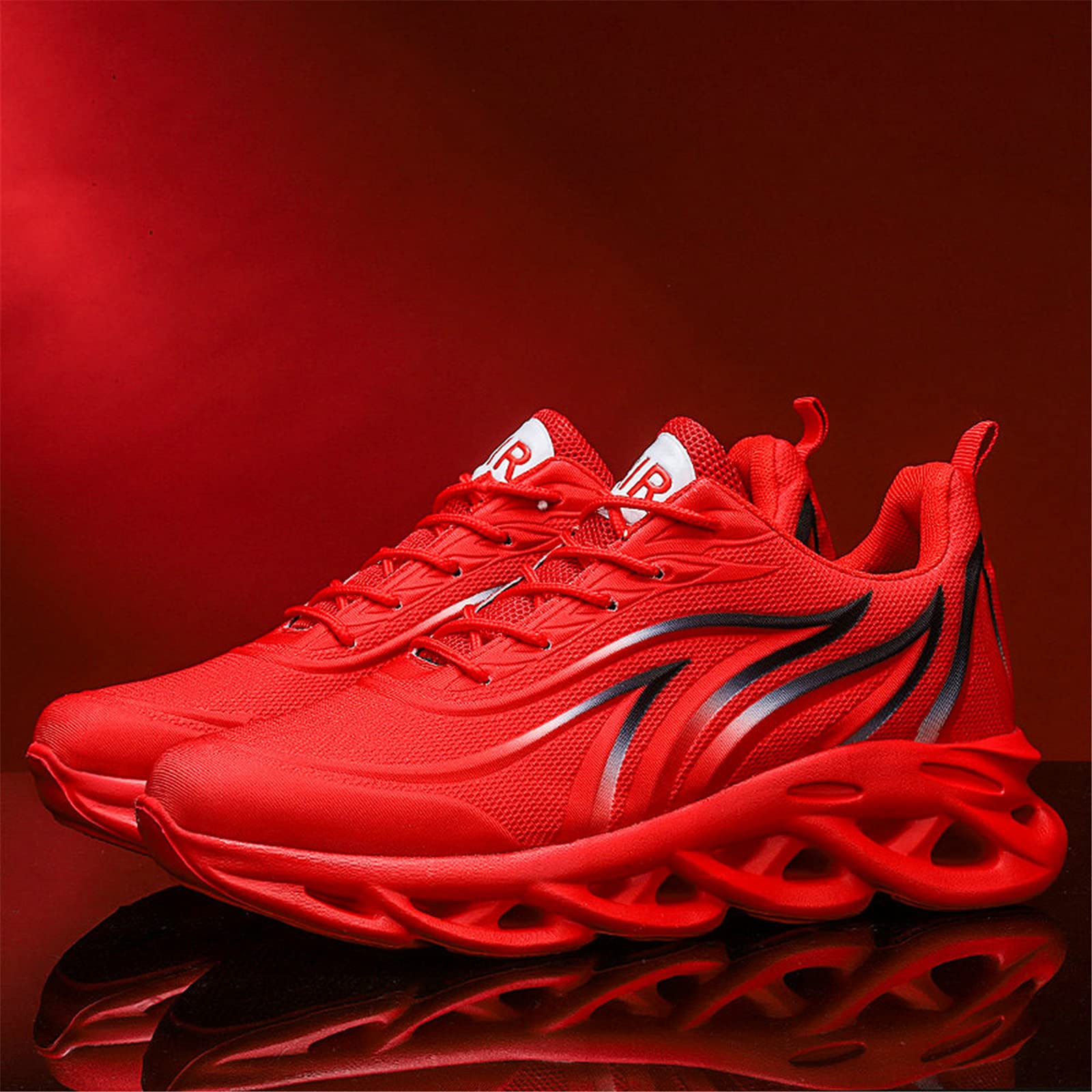 Men's Lightweight Running Shoes - Breathable Mesh Athletic Sneakers for Jogging, Fitness & Training - Perfect for Gym Workouts & Outdoor Running