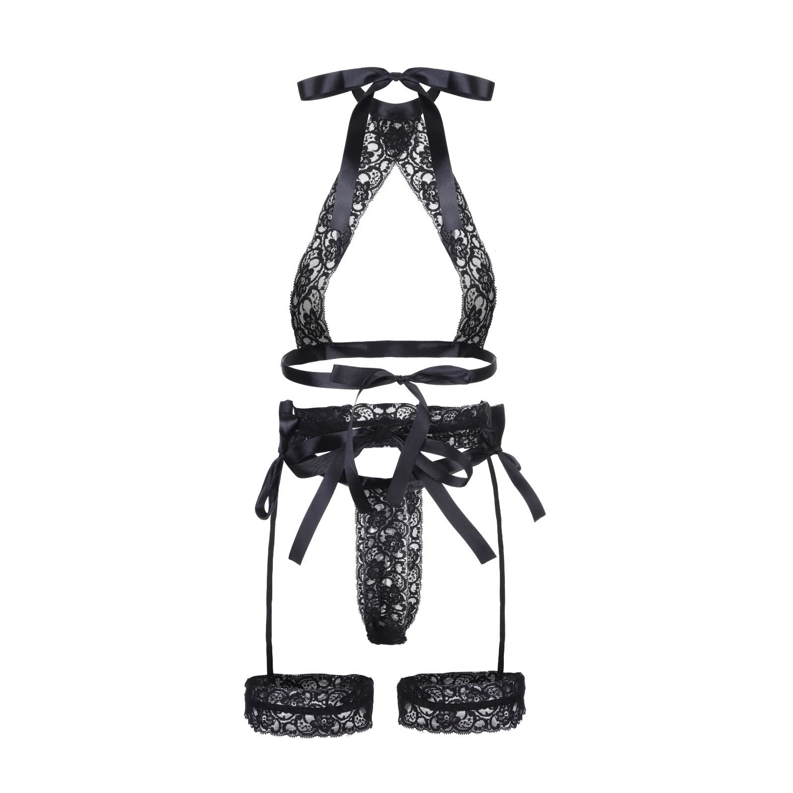 **Sexy Lingerie for Women - Lace Teddy Babydoll Set, Exotic Cosplay & Naughty Outfits - Perfect for Valentine's Day, Boudoir Photos & Romantic Nights**