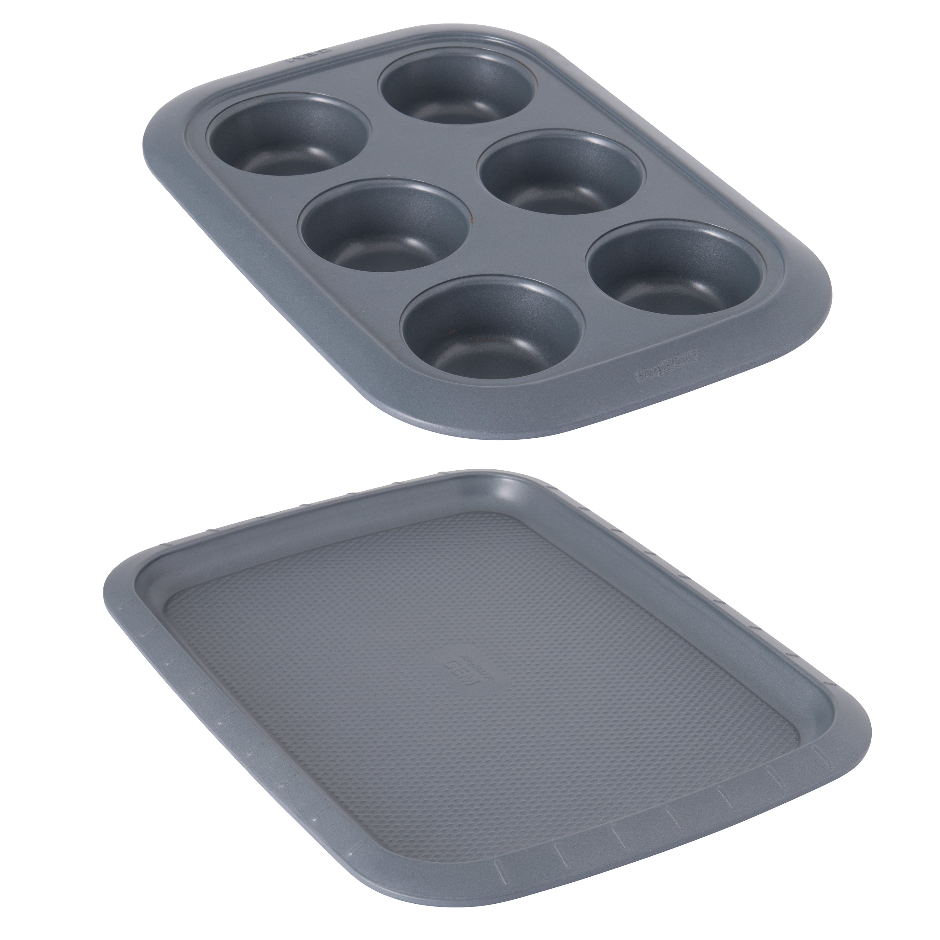 BergHOFF GEM Non-Stick 3-Piece Bakeware Set - Small Cookie Sheet, Cupcake Pan & Pie Pan for Baking Cookies, Muffins & Pies | Perfect for Home Baking & Holiday Cooking