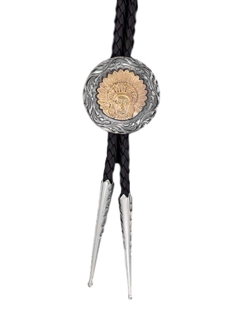 Vogt Silversmiths Western Tie Mens Bolo Wardress Engraved 024-002 - Handcrafted Silver Bolo Tie for Men - Perfect for Western Wear, Cowboy Outfits, and Special Occasions