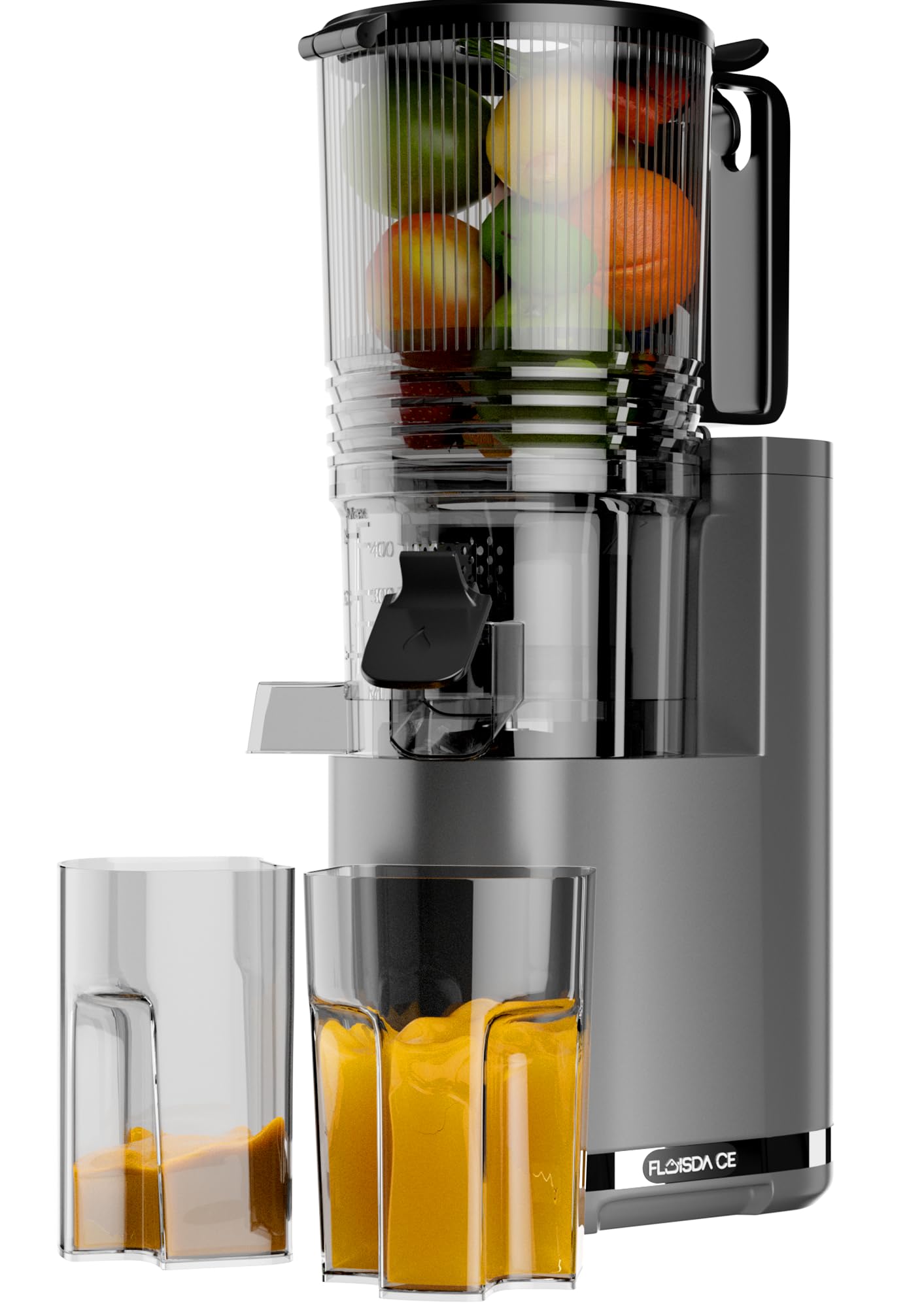 Premium Cold Press Juicer - 350W Slow Masticating Juicer with 6.5