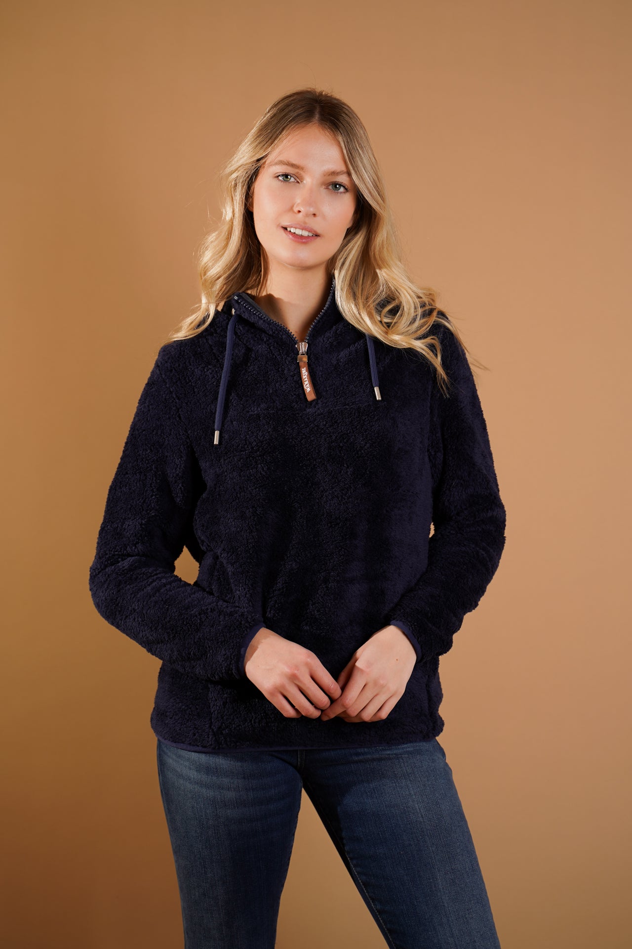 Supersoft Sherpa Blanket in Navy Blue - Cozy & Warm Fleece Throw for Winter, Couch, Bed & Home Decor