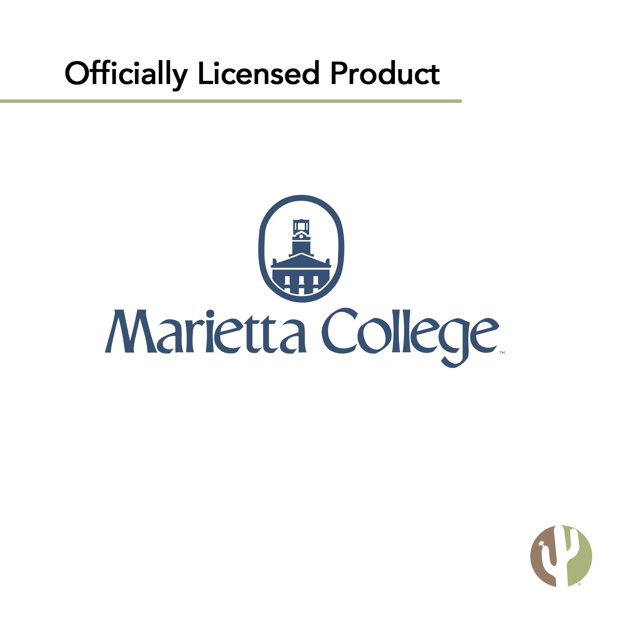 Desert Cactus Marietta College Pioneers Vinyl Decal Stickers - Waterproof Laptop, Water Bottle, Car, Scrapbook Decor - Perfect for School Spirit, DIY Crafts & Gift Giving