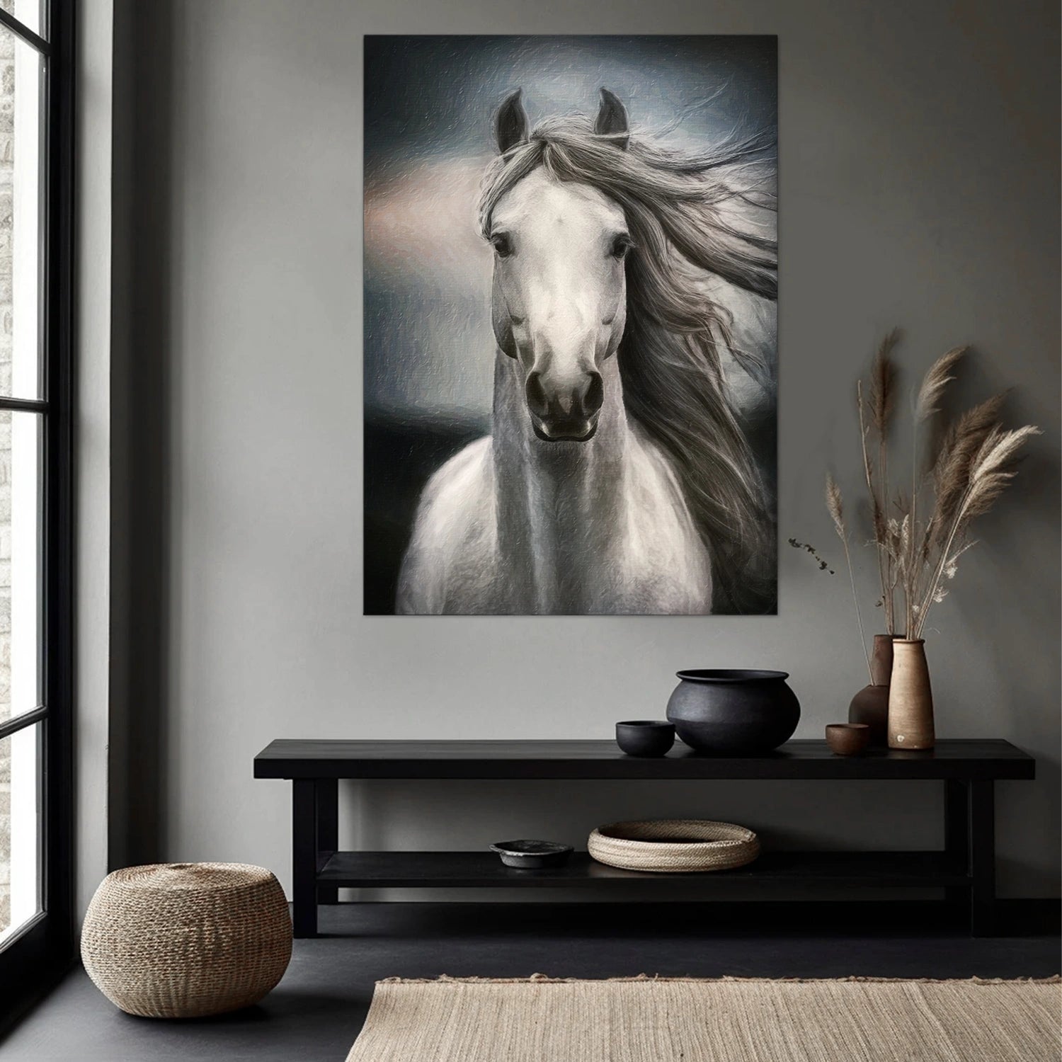 Animal Art Painting #AP109 - Handmade Canvas Wall Decor for Living Room, Bedroom & Office - Perfect Gift for Pet Lovers & Home Decor
