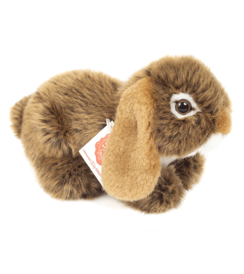 Soft Brown Plush Rabbit Stuffed Animal - Cuddly Bunny Toy for Kids & Collectors by Teddy Hermann - Perfect for Easter Gifts, Nursery Decor & Comfort Companions