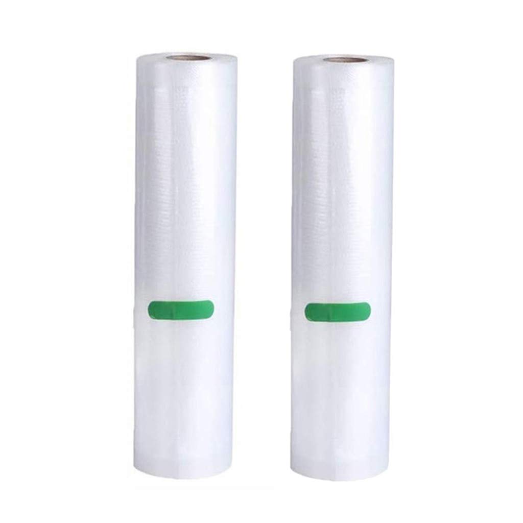 Zerlibeaful 2-Pack Vacuum Sealer Bags for Food Storage – Airtight Refrigerator Slide-Out Zipper Bags for Fruits, Vegetables & Fresh Food (One Size) – Ideal for Meal Prep, Sous Vide & Freezer Organization