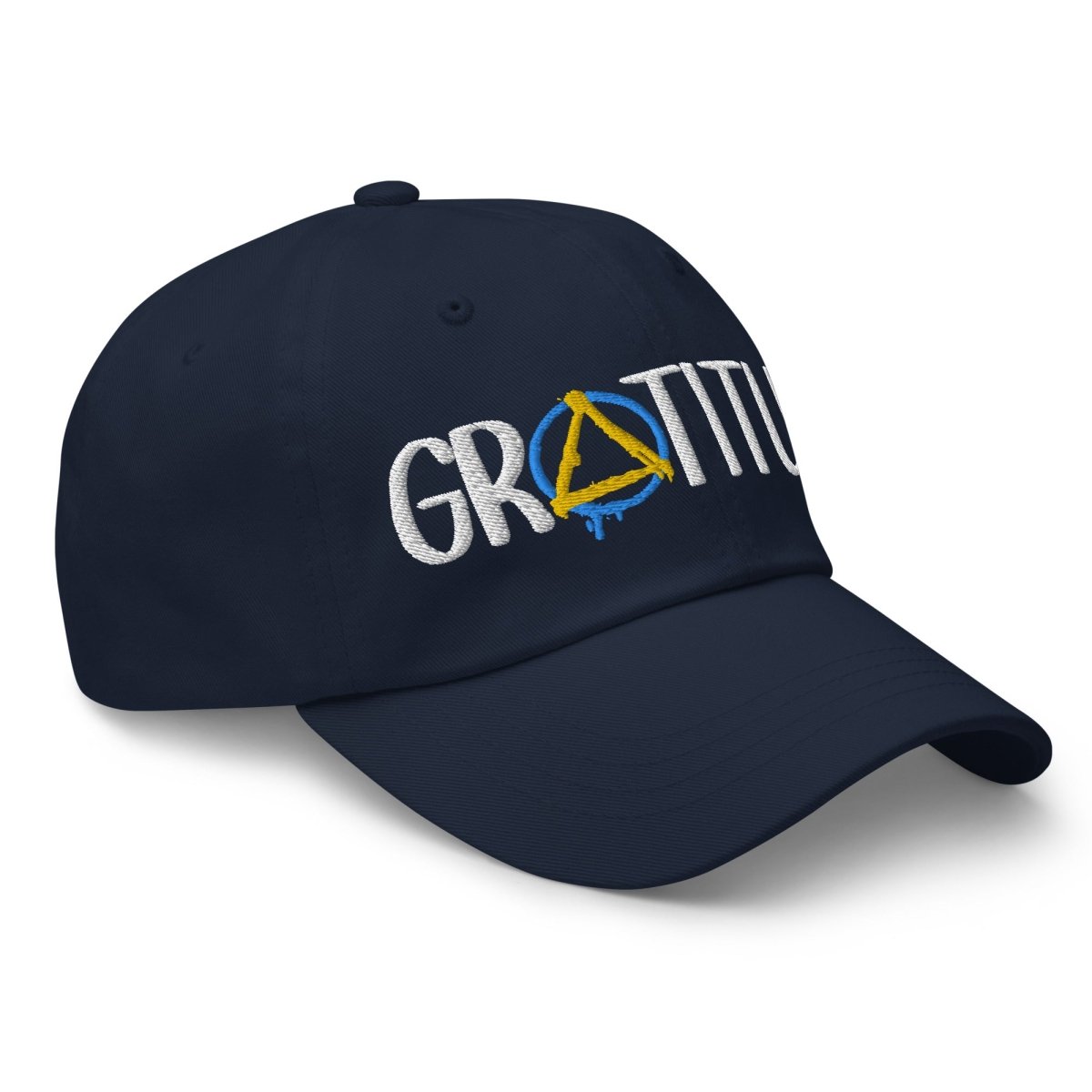 Gratitude Embroidered Classic Dad Hat - Adjustable Cotton Baseball Cap for Men & Women - Perfect for Outdoor Activities, Sports & Casual Wear