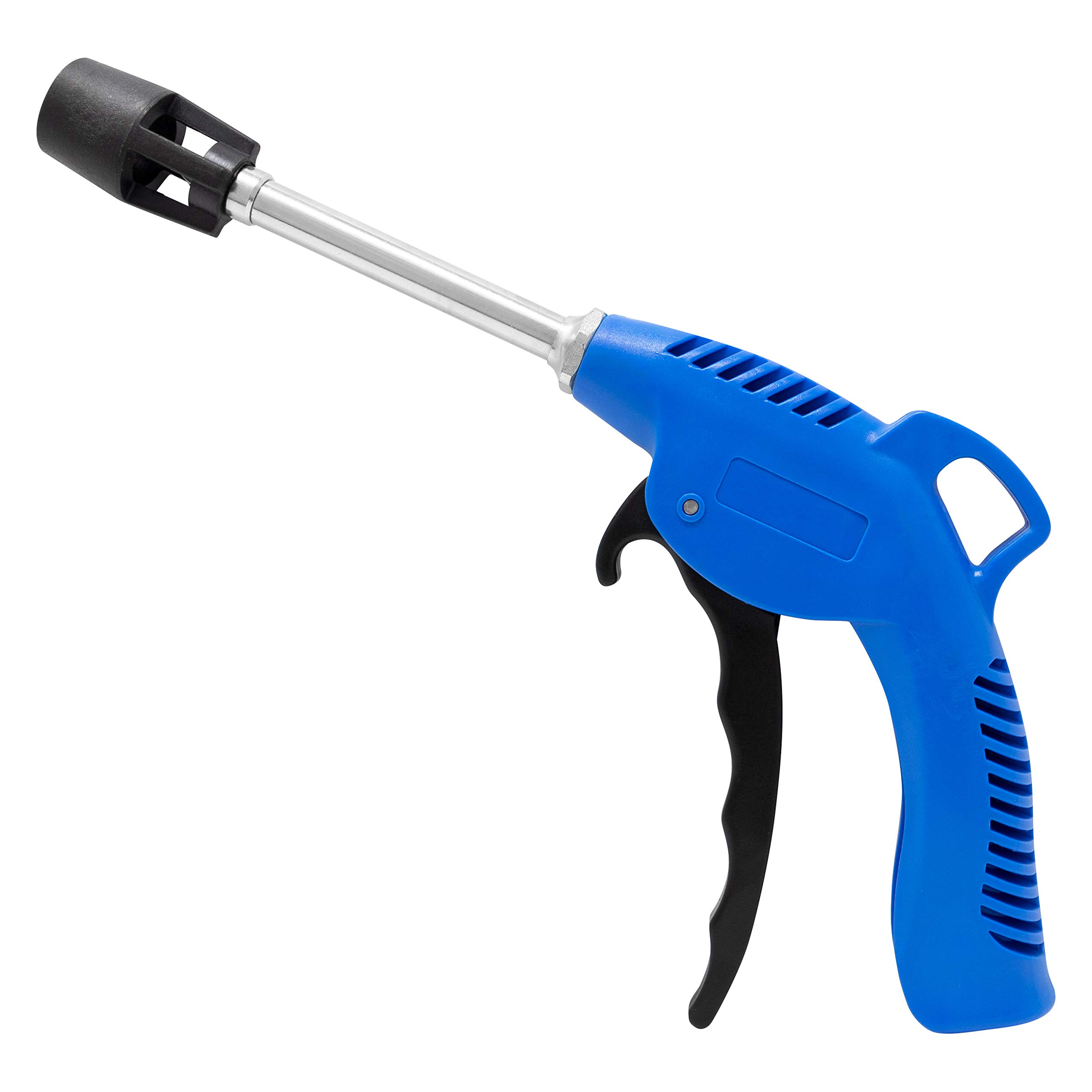 AES Industries High-Output Air Blow Gun with Turbo Venturi Tip - Heavy Duty Compressed Air Tool for Cleaning, Drying & Debris Removal - Ideal for Automotive, Workshop & Industrial Use
