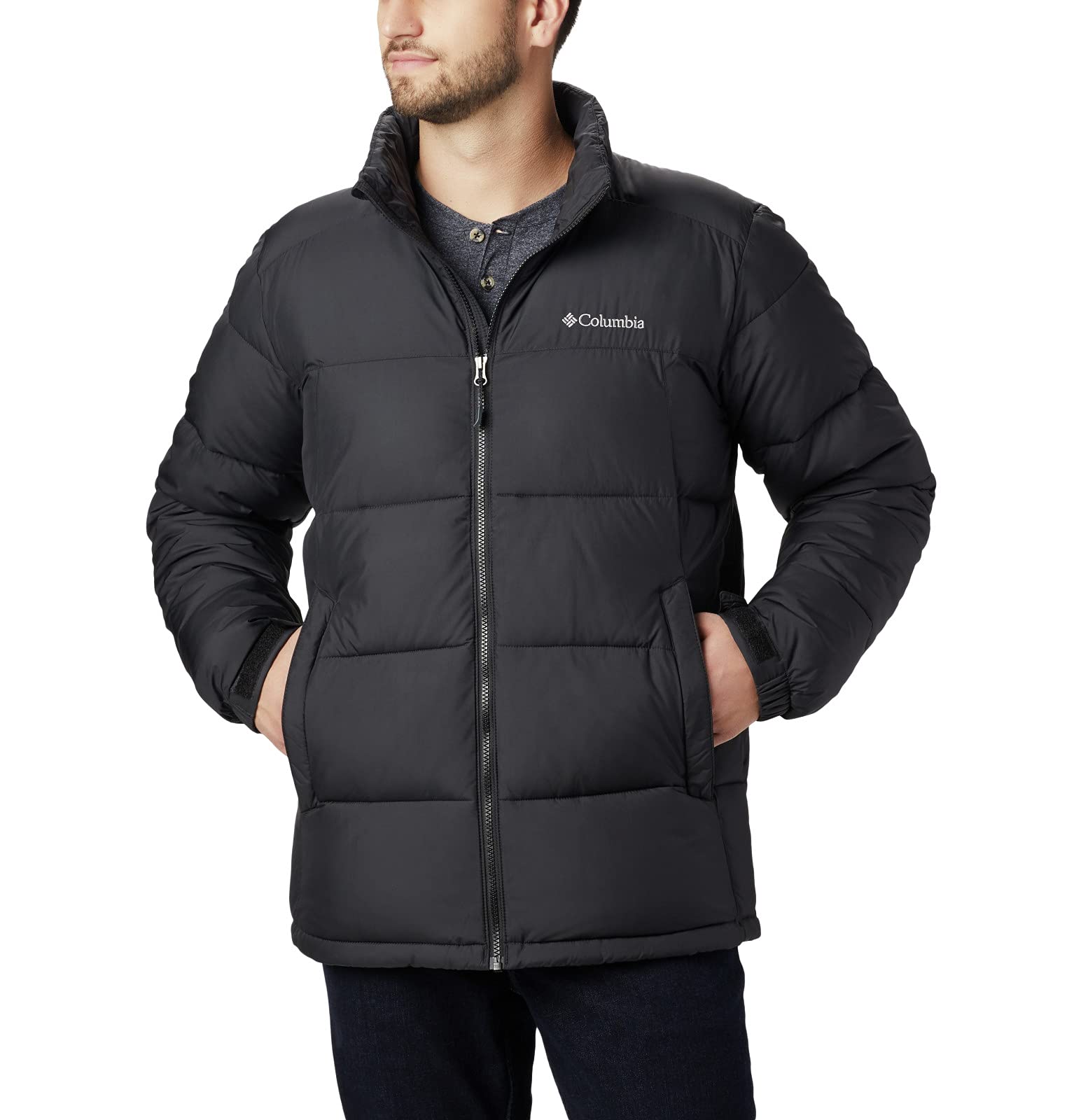 Columbia Men's Pike Lake Jacket - Waterproof Rain Jacket for Hiking & Outdoor Activities | Lightweight Windbreaker with Omni-Tech Protection