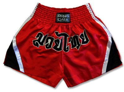 Premium Muay Thai Shorts for Men & Women - Breathable Red Kickboxing Shorts for Training & Competition | Perfect for MMA, Muay Thai, and Martial Arts Workouts