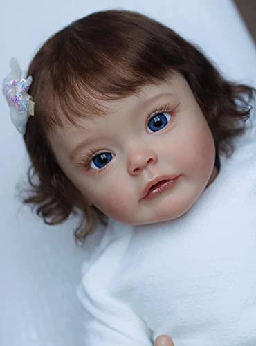 **24 Inch Realistic Reborn Baby Doll - Weighted Silicone Collectible Art Doll with Hand-Painted 3D Skin for Newborn Simulation, Gift & Nursery Decor**    *(Perfect for Collectors, Photography Props, Baby Showers & Nursery Room Display)*