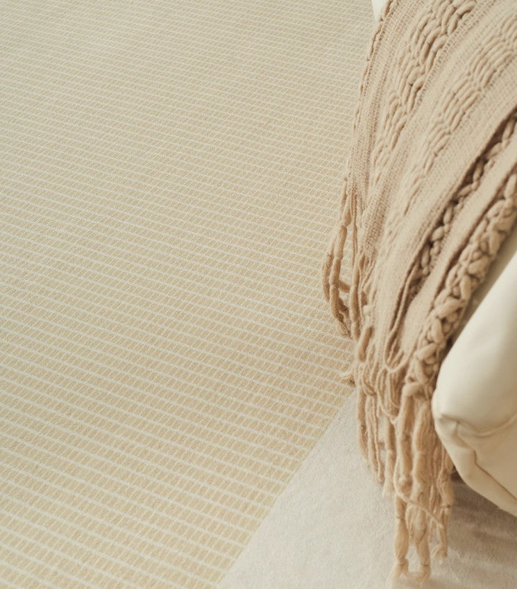 Abstract Modern Rugs - Cream Contemporary Soft Floor Carpet for Living Room, Bedroom & Dining Room - Cozy Home Decor for Sofa Area, Bedside & Dining Space