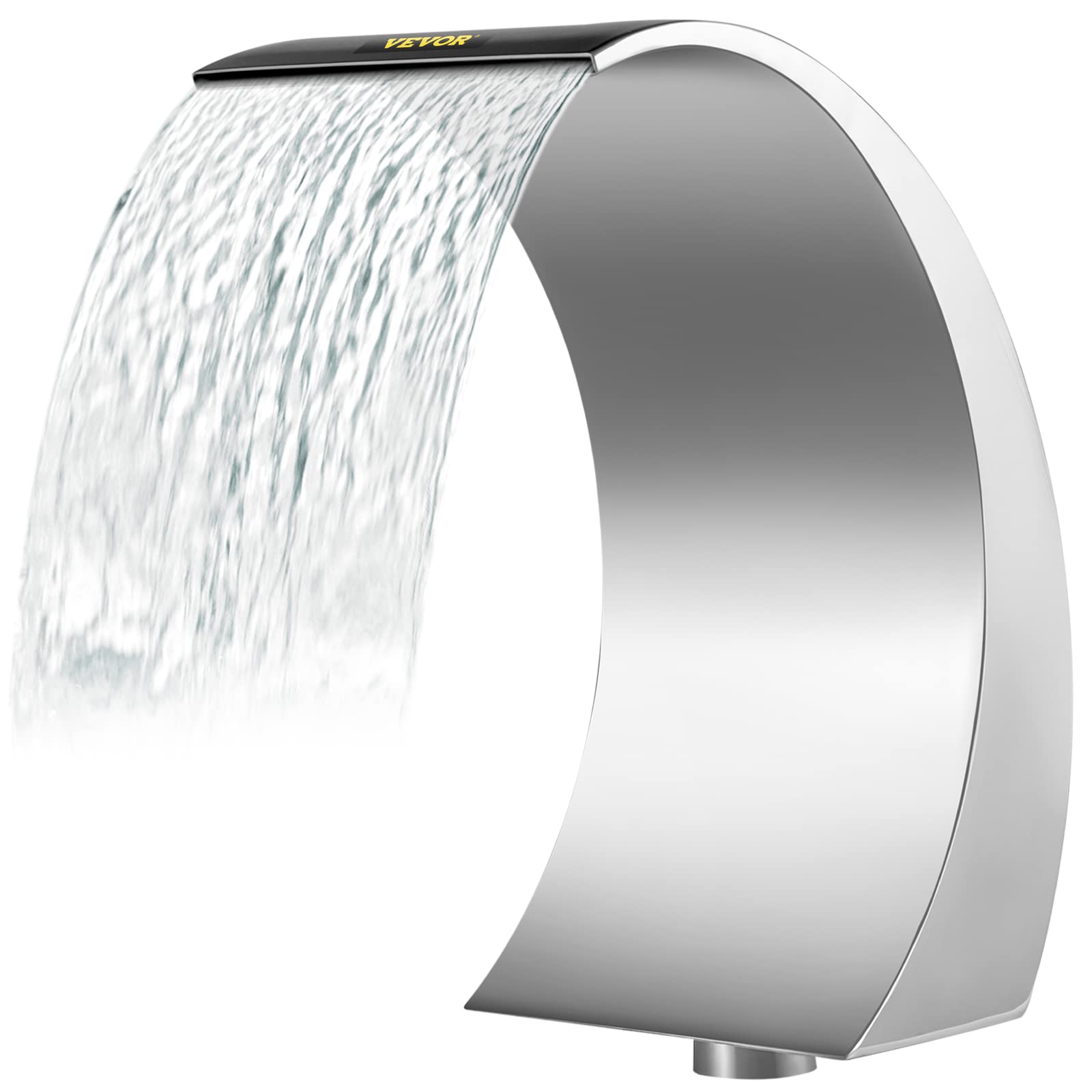 Pamico Stainless Steel Pool Waterfall Fountain - 15.4
