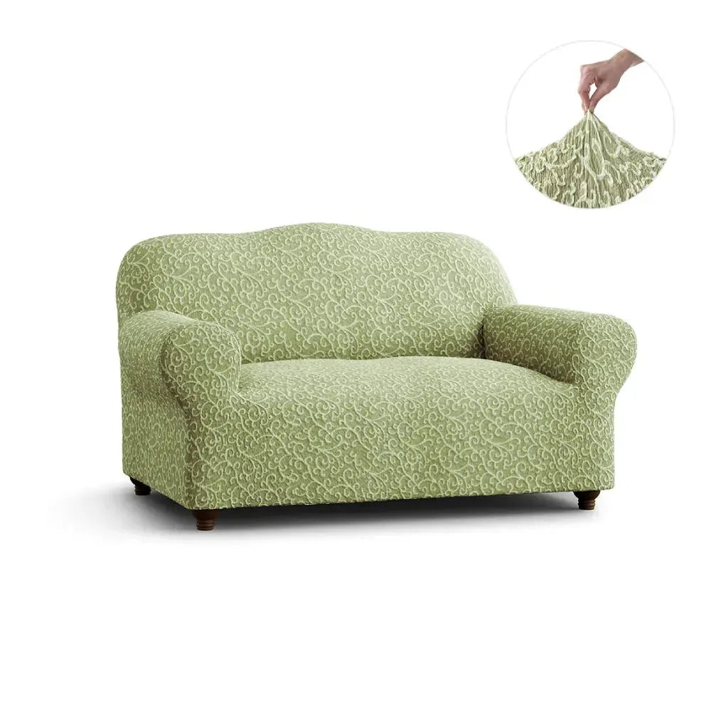 2 Seater Loveseat Slipcover - Jacquard 3D Collection for Sofa Protection | Perfect for Living Room, Bedroom & Home Decor