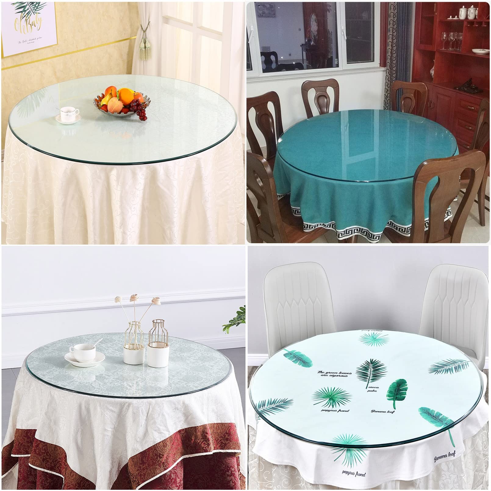 Round Tempered Glass Table Top - 15