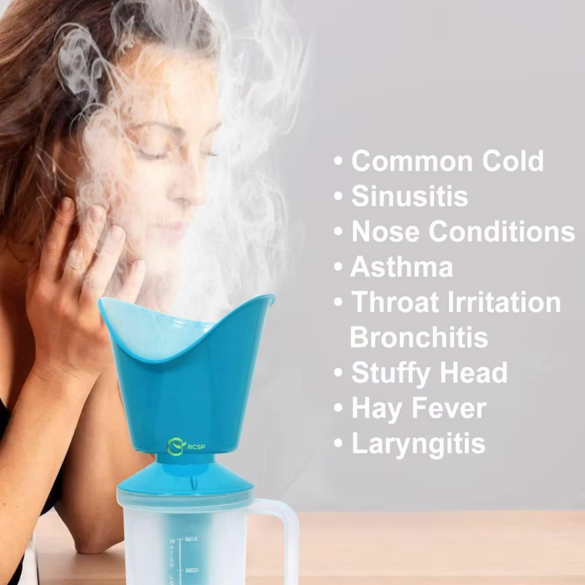 Maxwell 3-in-1 Facial Steamer & Vaporizer for Adults & Kids - Portable Nose Inhaler, Cough Relief & Facial Sauna | Home Spa, Cold Relief & Skincare Treatment (Multicolor)