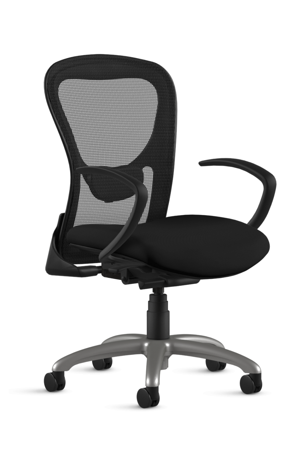 9 to 5 STRATA Mid Back Task Chair (1560) - Ergonomic Office Chair for Home & Work, Adjustable Height & Lumbar Support - Perfect for Desk Work, Gaming & Study
