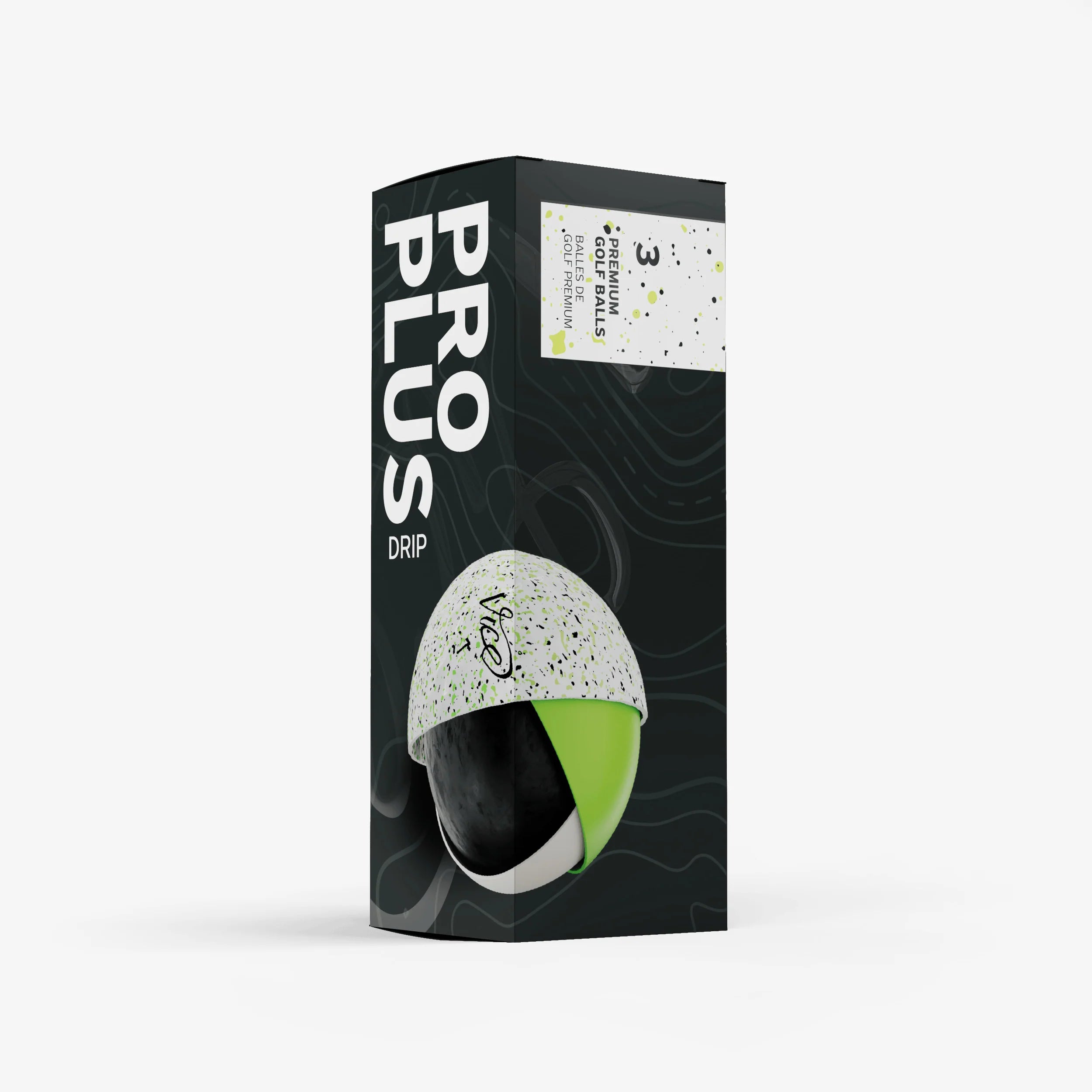 Vice Pro Plus Golf Balls - Premium 3-Piece Urethane Cover for Maximum Spin & Distance | Perfect for Tournament Play & Low Handicap Golfers