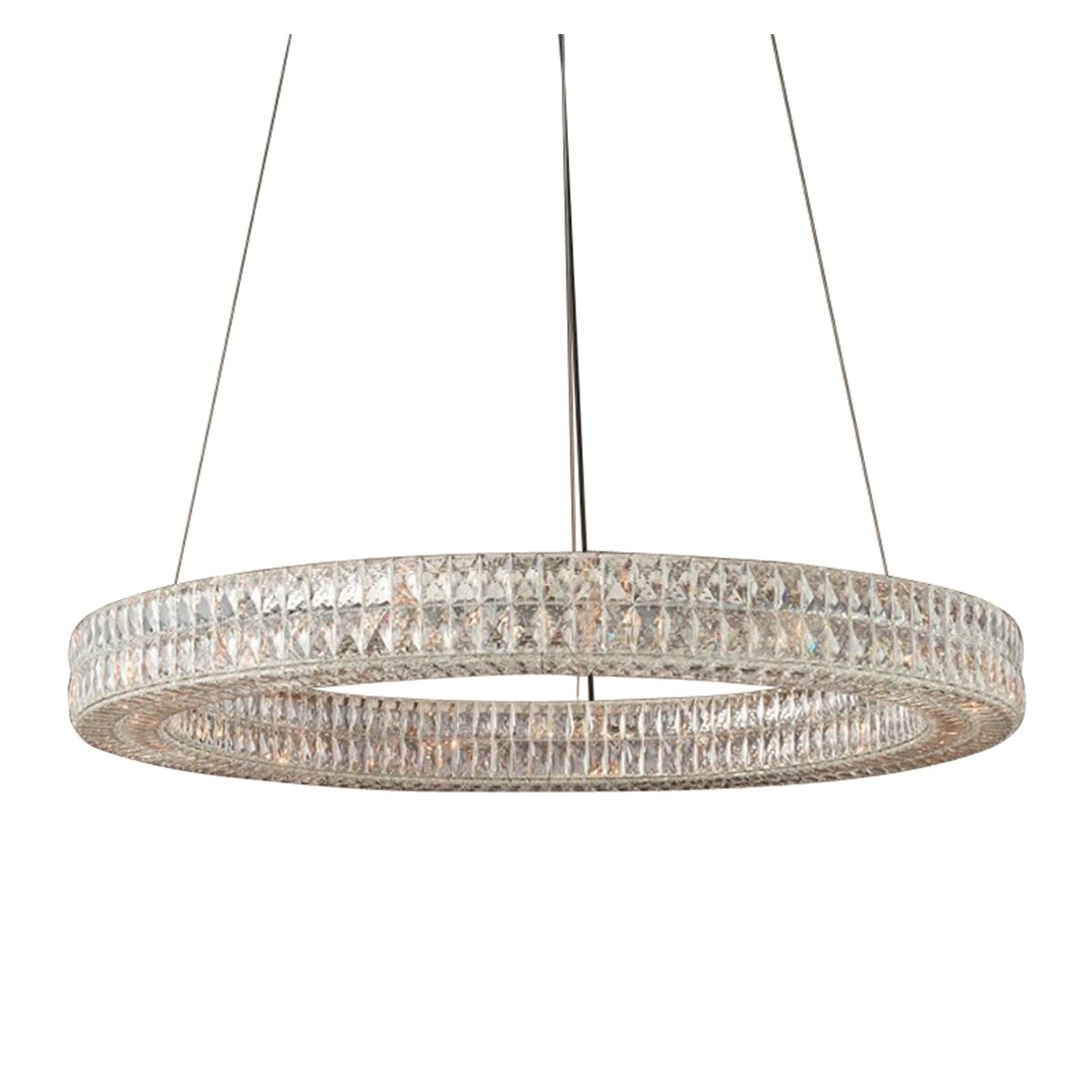 Modern LED Crystal Chandelier - Luxury Pendant Lighting Fixture for Living Room, Kitchen Island & Dining Room | Energy-Efficient Dimmable Hanging Lamp for Home Decor | Perfect for Modern Interiors, Weddings & Luxury Spaces