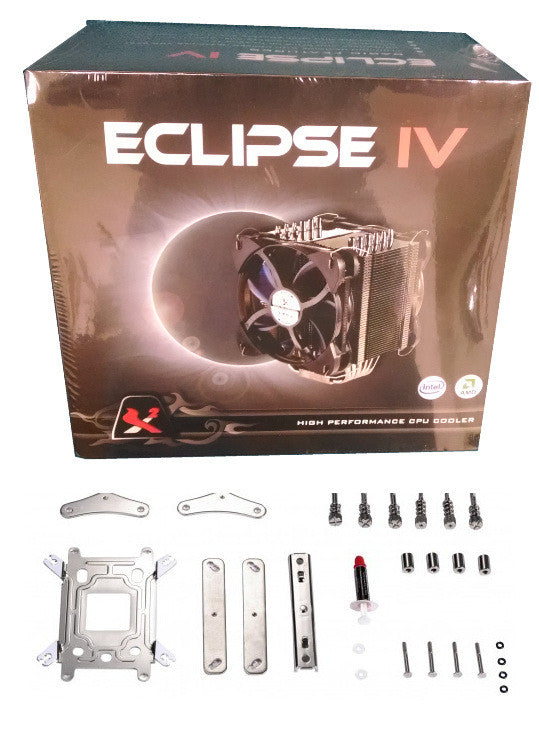 X2 Eclipse IV High Performance CPU Cooler with PWM Fan - Efficient Cooling for Gaming PCs & Workstations - Perfect for Overclocking & High-End Computing