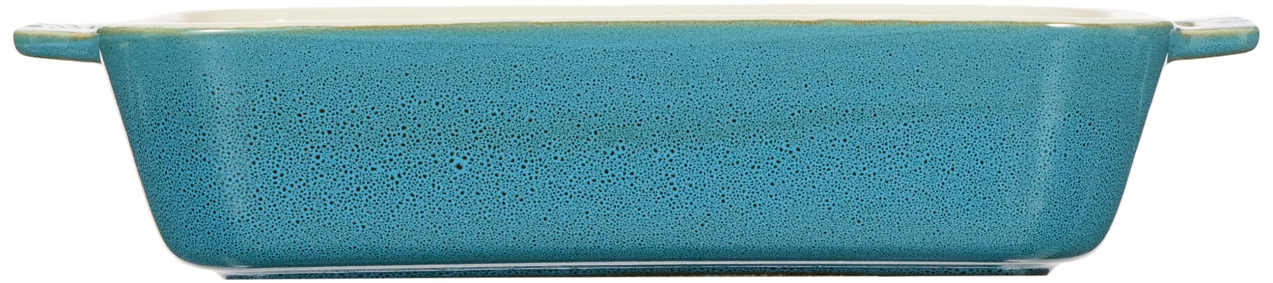 Staub 40511-886 Rectangular Ceramic Au Gratin Dish - 10.6 x 7.9 Inches (27 x 20 cm), Oven & Microwave Safe, Turquoise | Perfect for Baking, Roasting & Serving Casseroles, Lasagna & More