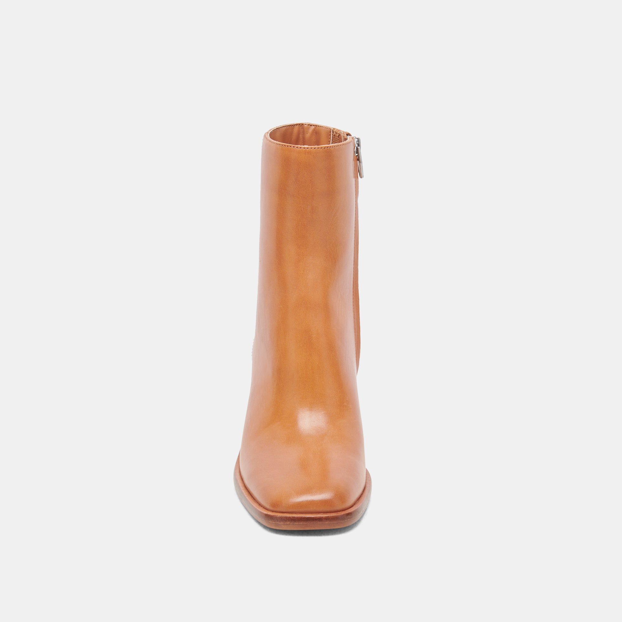 Stylish Tan Leather Dapper Booties for Women - Perfect for Casual Outfits, Office Wear & Evening Events