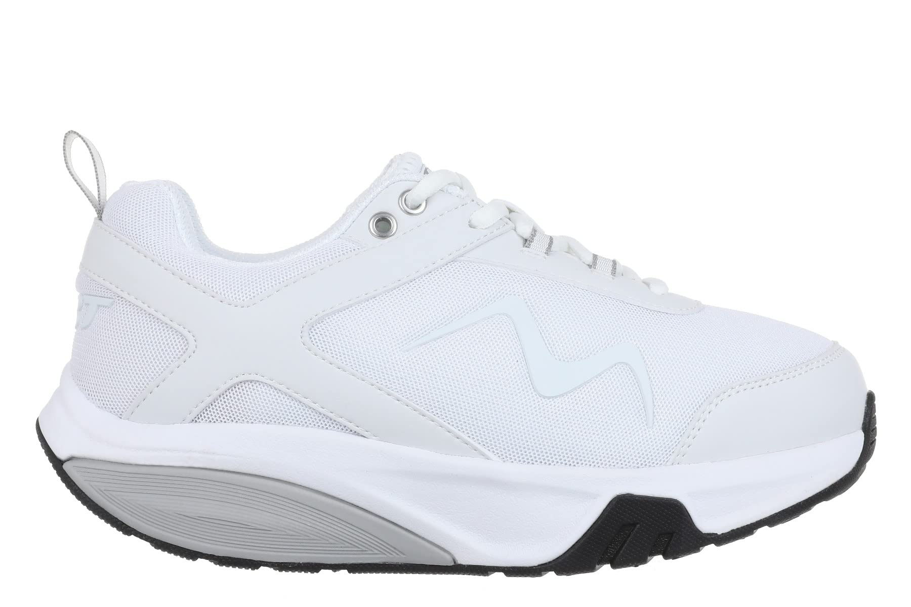 MBT Sport 4 Women's Active Fitness Walking Shoes - Size 4.5 White | Lightweight Cushioned Sneakers for Gym, Running, Workout & Everyday Comfort
