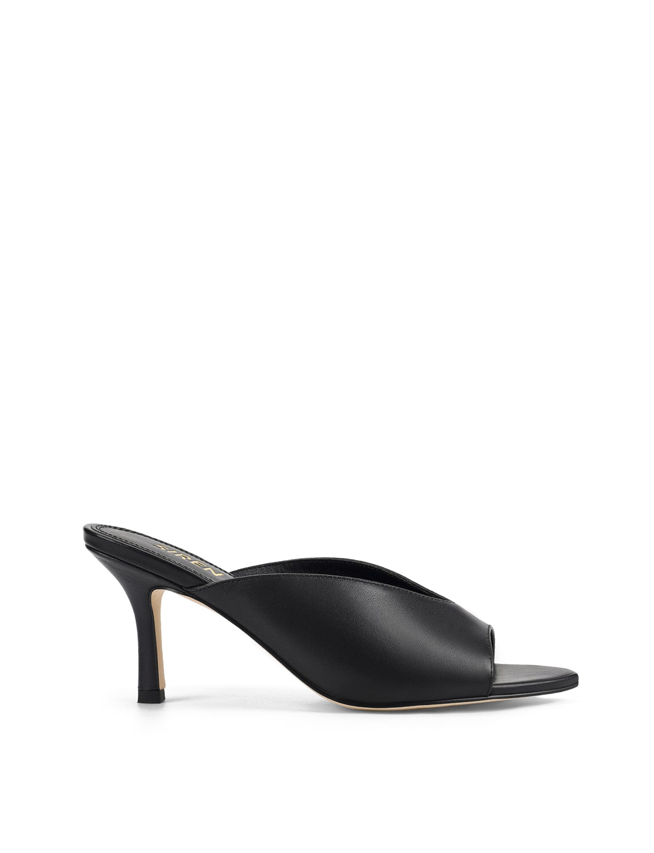 Black Leather Pointed Toe Mules for Women - Comfortable Slip-On Loafers for Office, Casual Outfits & Everyday Wear