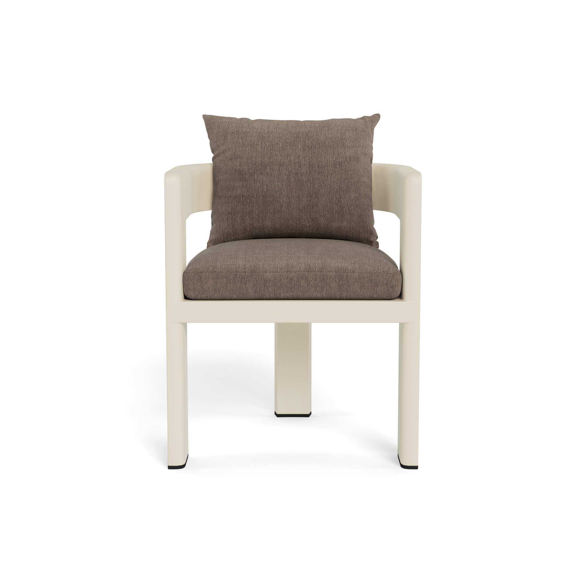 Victoria Aluminum Dining Chair - Modern Outdoor Patio Furniture for Garden, Poolside, and Restaurant Use