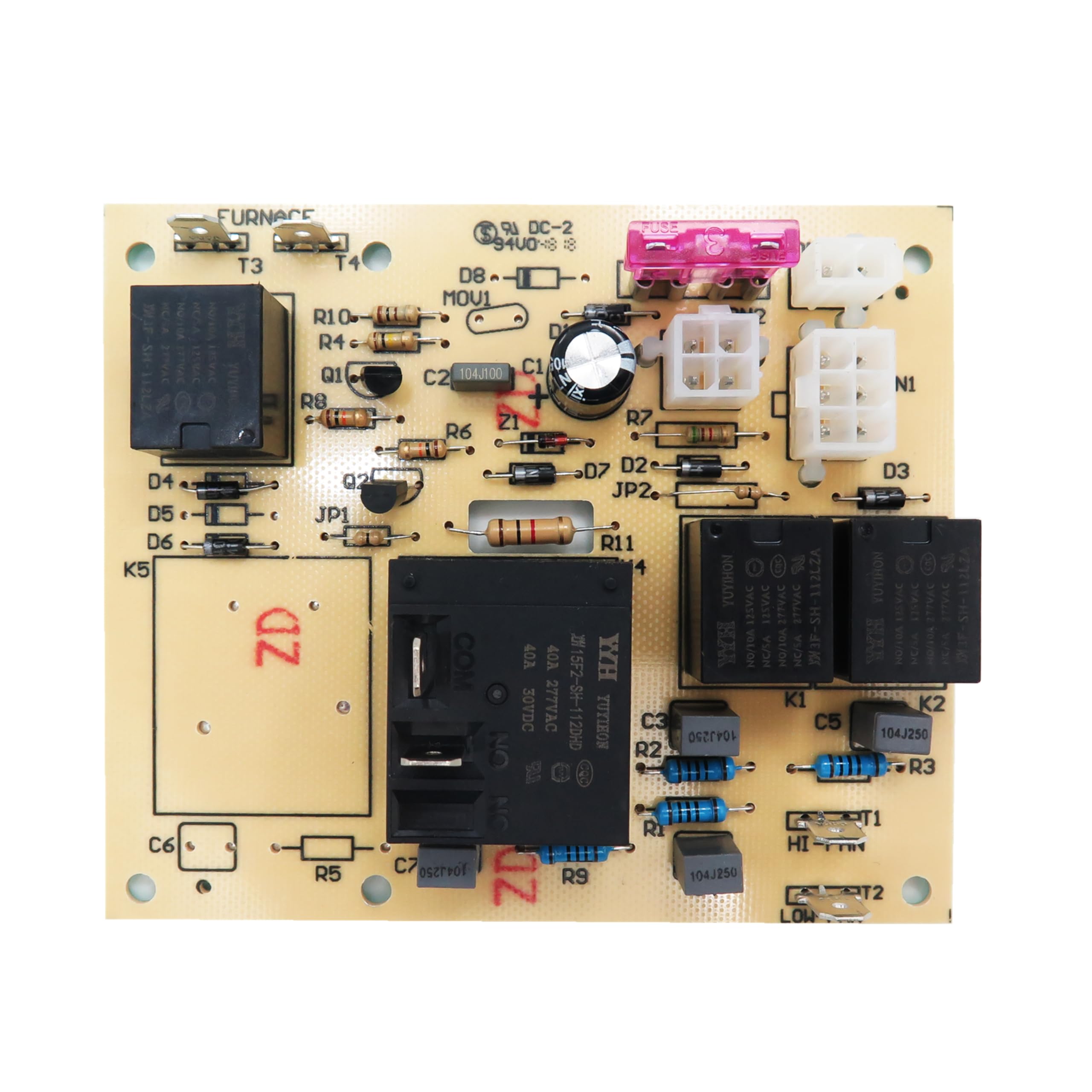 Dometic RV Air Conditioner Heat & Cool Relay Analog Control Circuit Board 3106996022 - Replacement Part for Dometic Heat Cool Analog Control - Perfect for RV AC Repair & Maintenance