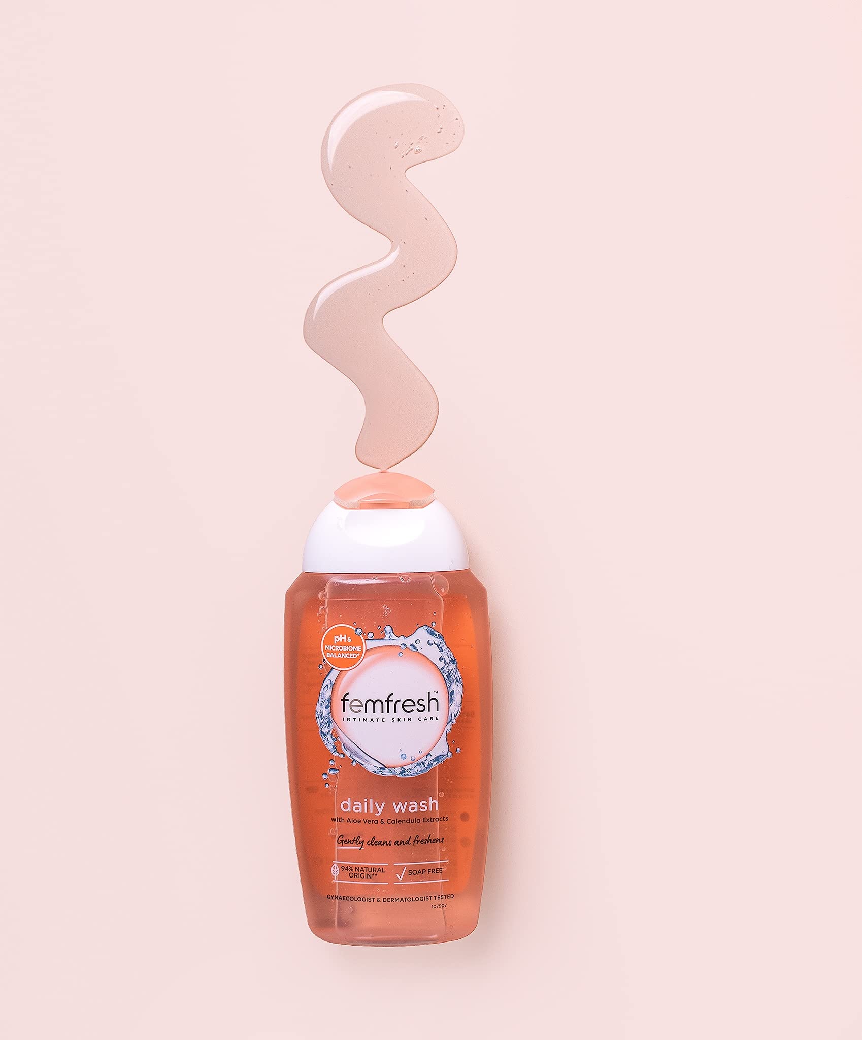Femfresh Intimate Hygiene Wash for Women - pH Balanced Daily Feminine Cleanser, 250ml - Gentle & Soothing for Sensitive Skin - Perfect for Daily Use & Post-Workout Freshness