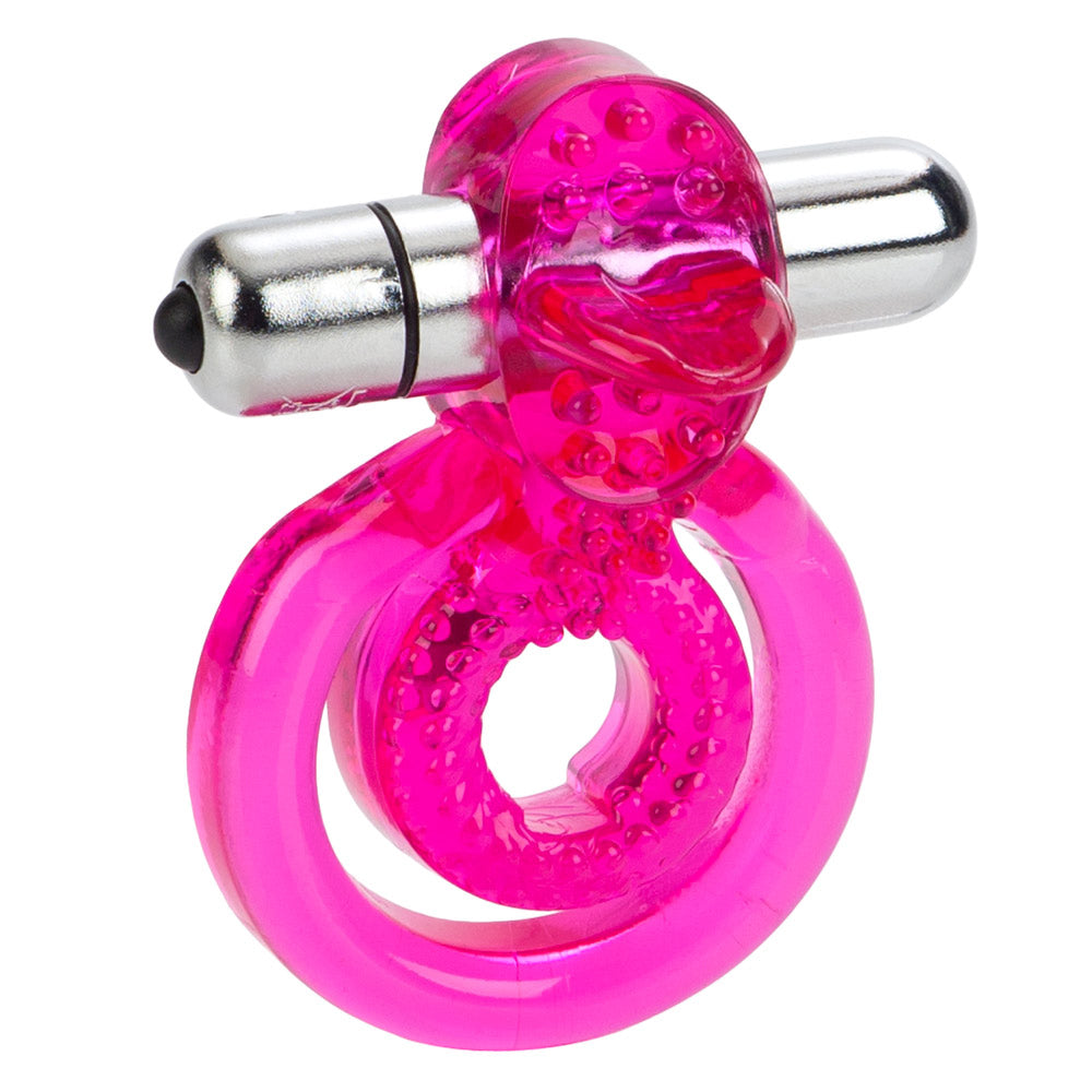 Dual Clit Stimulator & Vibrating Cock Ring for Couples - Enhance Intimacy & Pleasure During Sex | Perfect for Foreplay & Sensual Massage