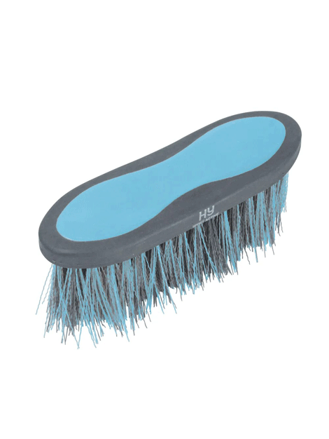HySport Active Long Bristle Horse Grooming Brush - Gentle Detangling & Shining for Horses, Ponies & Livestock - Perfect for Stable, Show & Daily Care