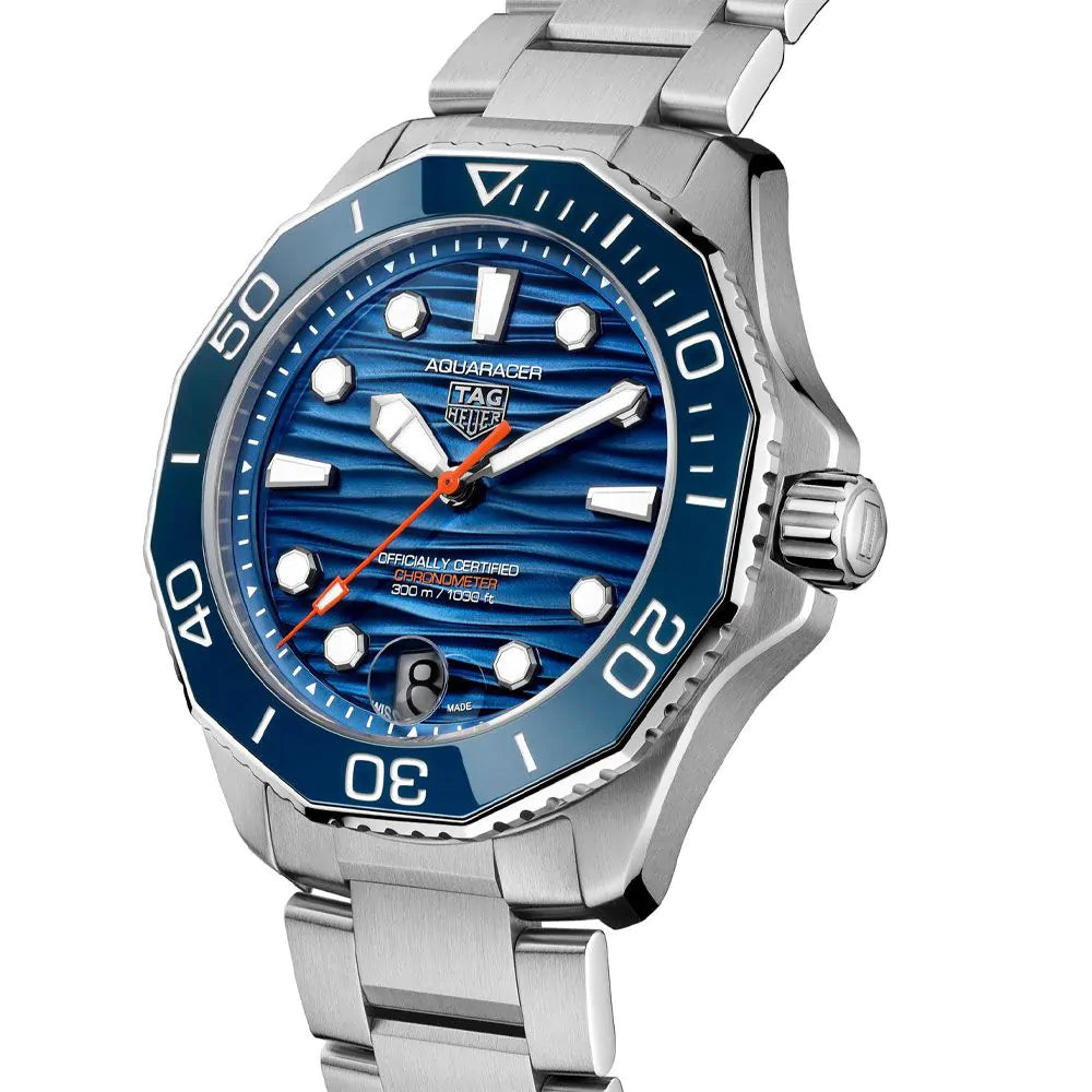 Tag Heuer Aquaracer 42mm Blue Automatic Men's Watch - Luxury Dive Watch for Men, Water Resistant 300M, Swiss Made, Perfect for Swimming, Diving & Everyday Wear