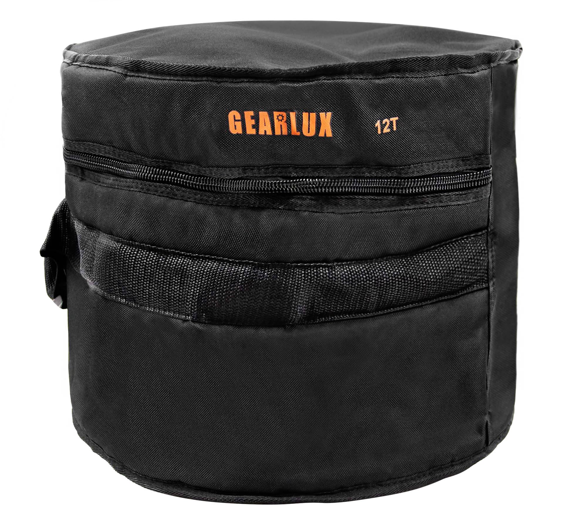 Gearlux 5-Piece Drum Bag Set - Protective Covers for 12
