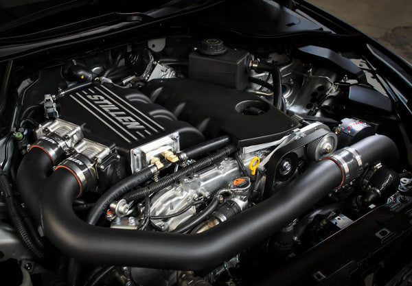 2012-2020 Nissan 370Z Z34 Supercharger Kit - High Performance Tuned System for Base & Touring Models (Black 407772B) - Boost Horsepower for Racing & Street Performance