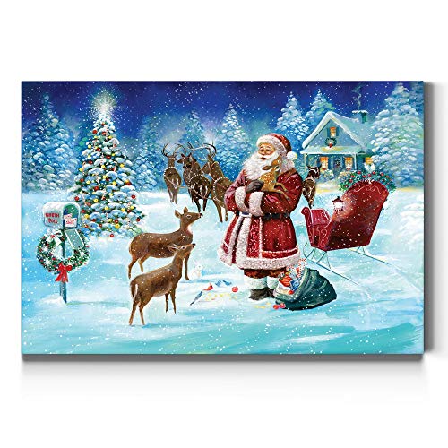 Santa Claus and his Reindeer