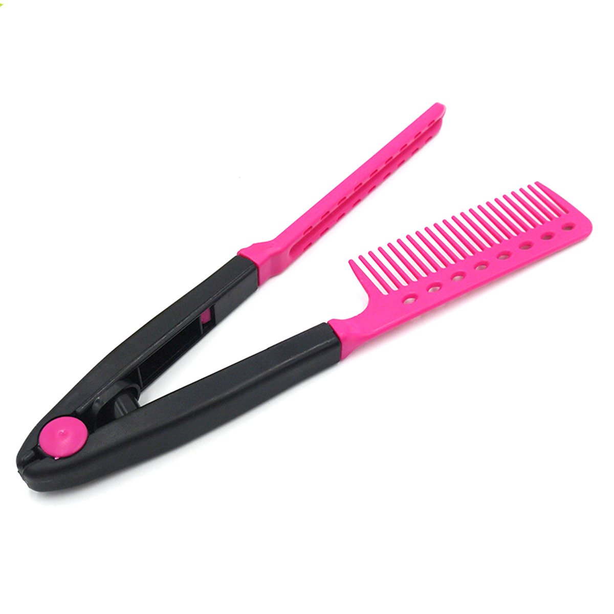 V-Shaped Hair Brush - Professional Styling Tool for Straightening & Detangling Hair - Perfect for Salon, Home Use & Travel