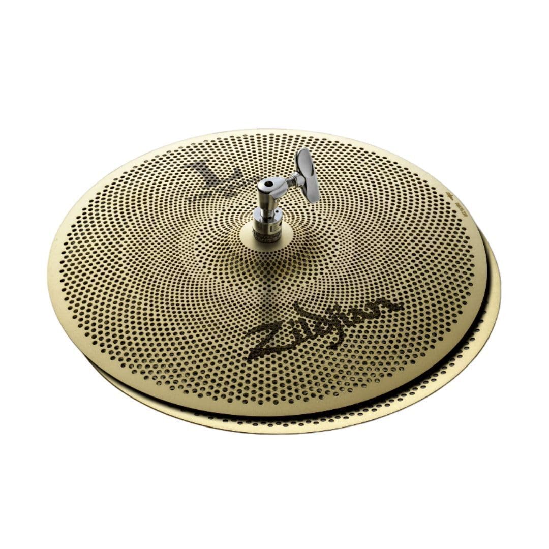 13 Inch L80 Low Volume Hi-Hat Cymbals by Avedis Zildjian - Perfect for Quiet Practice, Studio Recording & Live Performances