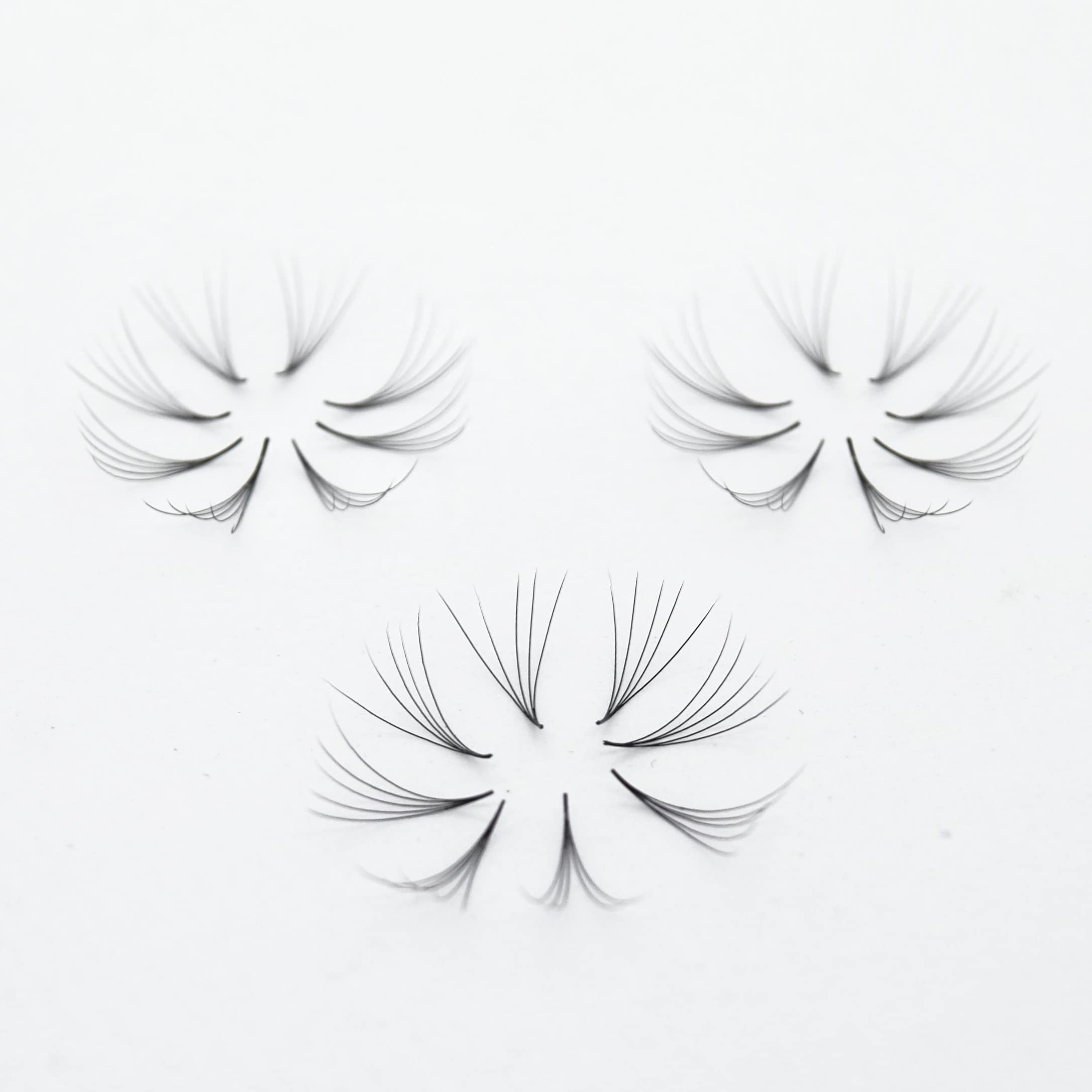Premium 1000pcs Handmade Eyelash Extension Fans - 3D to 10D Multi-Density Lashes (5D Curl C, 16mm) for Volume Lash Extensions | Perfect for Salon Professionals & DIY Lash Artists