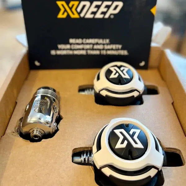 XDEEP CX100/LS100/LS100 Scuba Diving Regulator Set - First & Second Stage Dive Regulator for Professional & Recreational Divers - Perfect for Deep Sea Diving, Cave Exploration & Underwater Photography