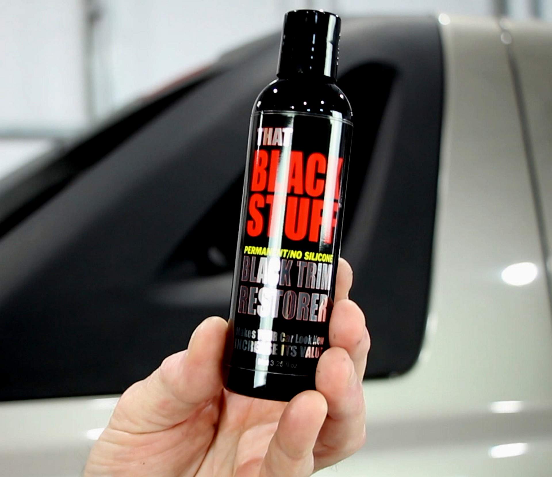 Black Plastic Restorer - Permanent Trim & Bumper Repair for Faded, Scratched Surfaces - Long-Lasting UV Protection (5+ Years) - Waterproof Formula - Easy Application Kit - Perfect for Cars, Trucks, Motorcycles & Outdoor Furniture