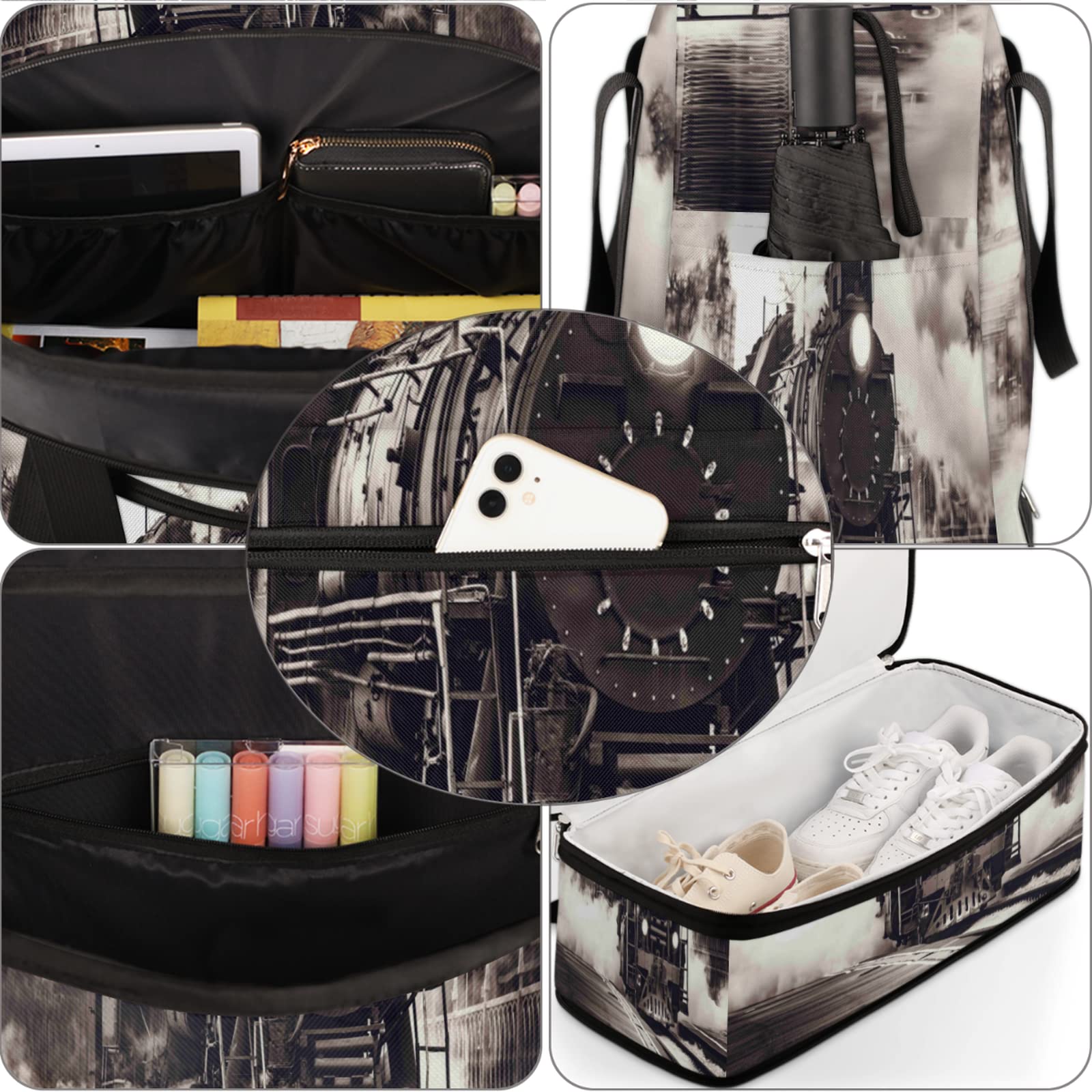 Foldable Travel Duffel Bag for Men & Women - Water-Resistant Gym Bag with Shoe Compartment & Adjustable Shoulder Strap - Perfect for Sports, Gym, Overnight Trips & Weekend Getaways | Carry-On Luggage Approved
