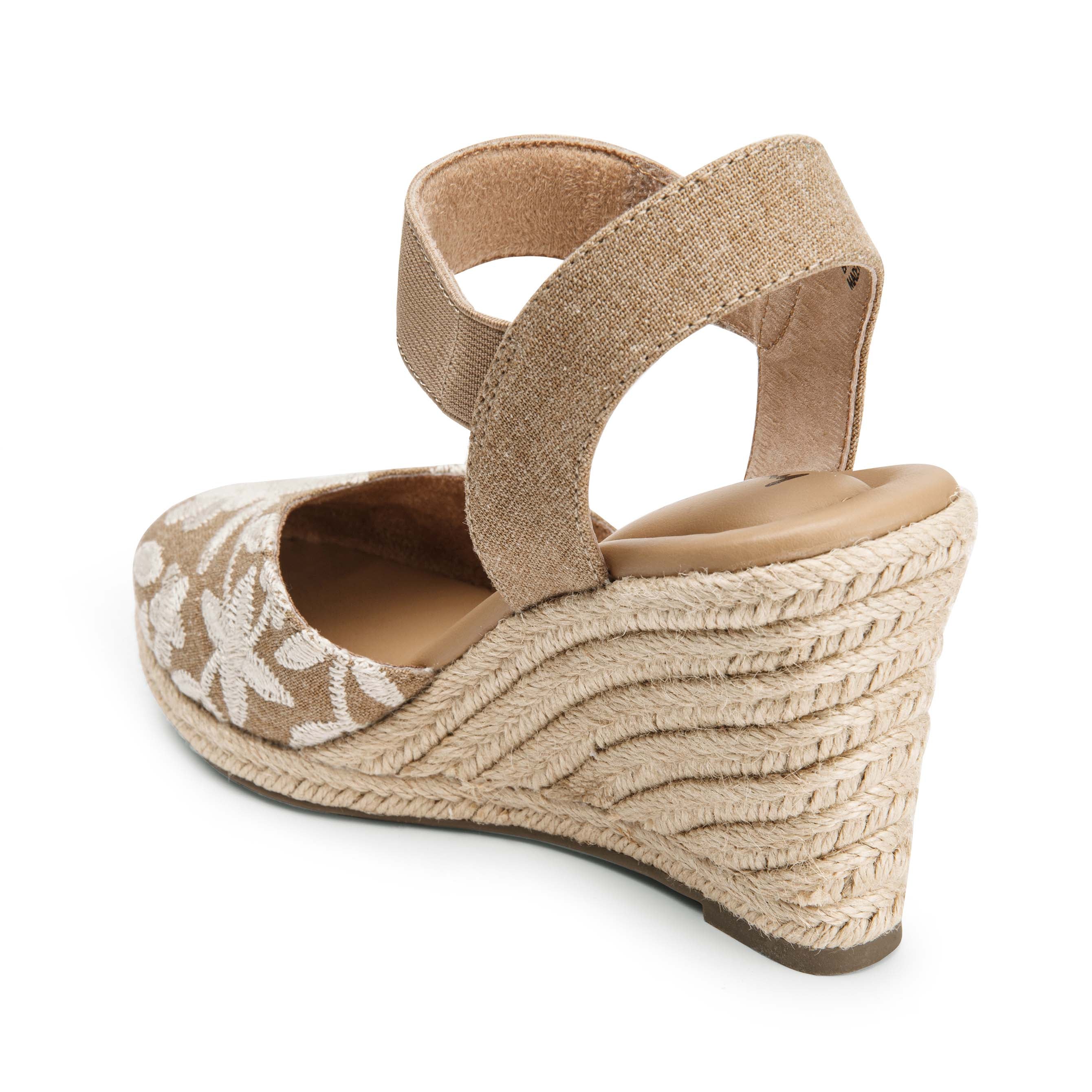 Women's Comfortable Bay Espadrille Wedge Sandals - Summer Casual Shoes for Beach, Vacation & Outdoor Walking