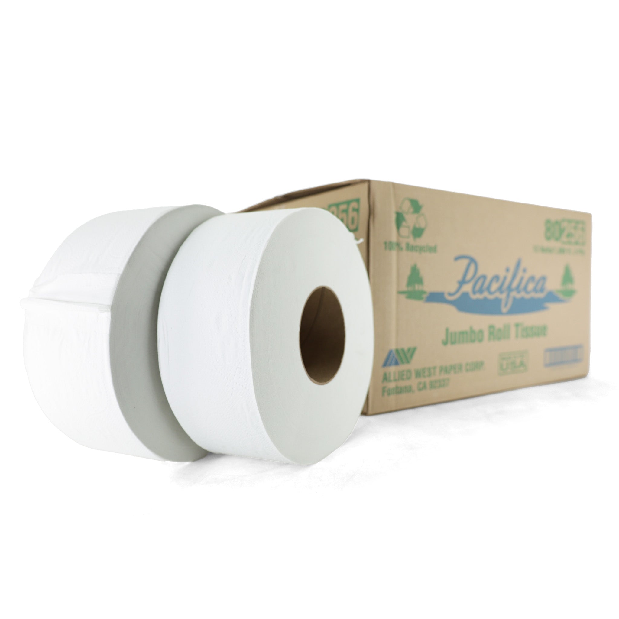 **Pacifica White Jumbo Roll Bathroom Tissue - 12 Rolls, 1000 ft - Ultra Soft & Strong Toilet Paper for Home & Office Use**    (Optional addition for specific use cases: *Perfect for Bulk Storage, High-Traffic Restrooms, or Emergency Preparedness Kits*)