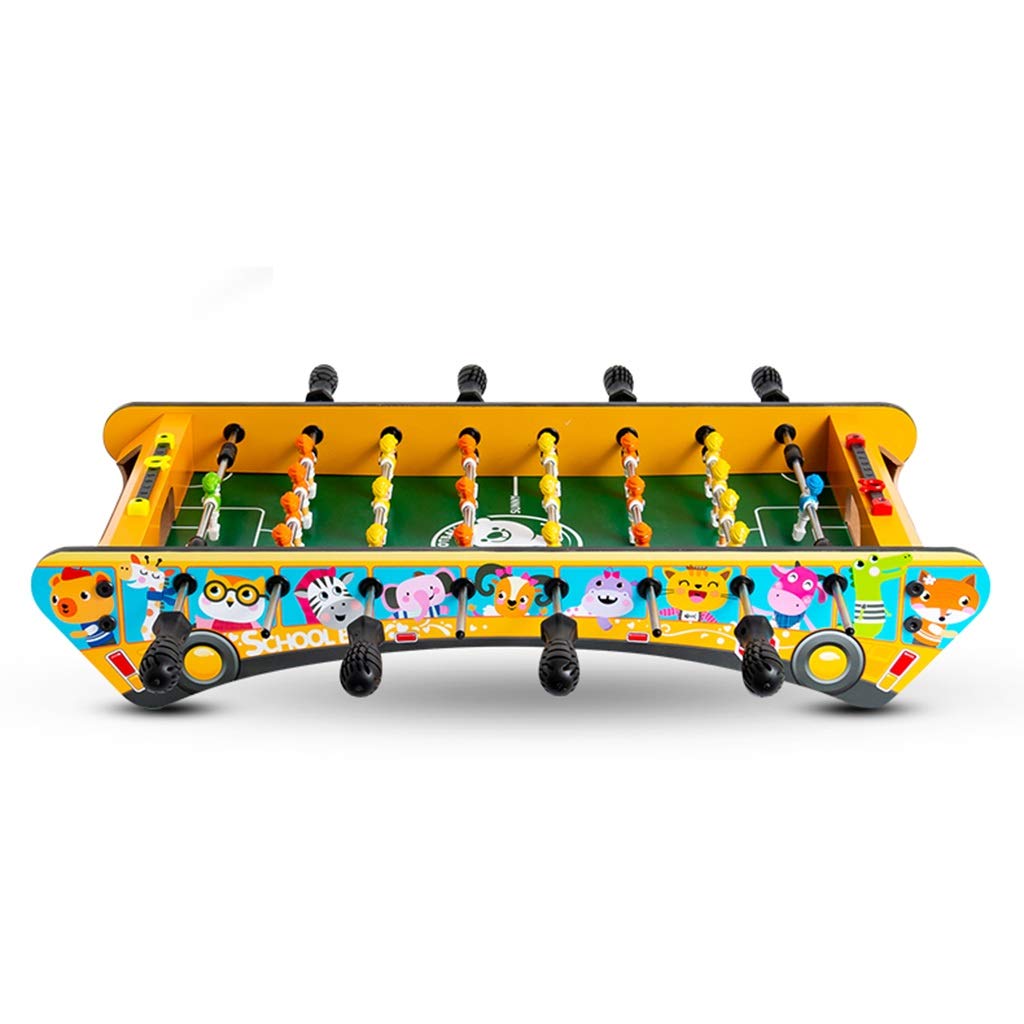 Kids Table Football Game Set - 6-Seater Wooden Foosball Table for Children Ages 3-10 | Educational Sports Toy & Family Game Room Centerpiece | Perfect Birthday Gift for Boys & Girls | Indoor Playroom & Game Night Entertainment