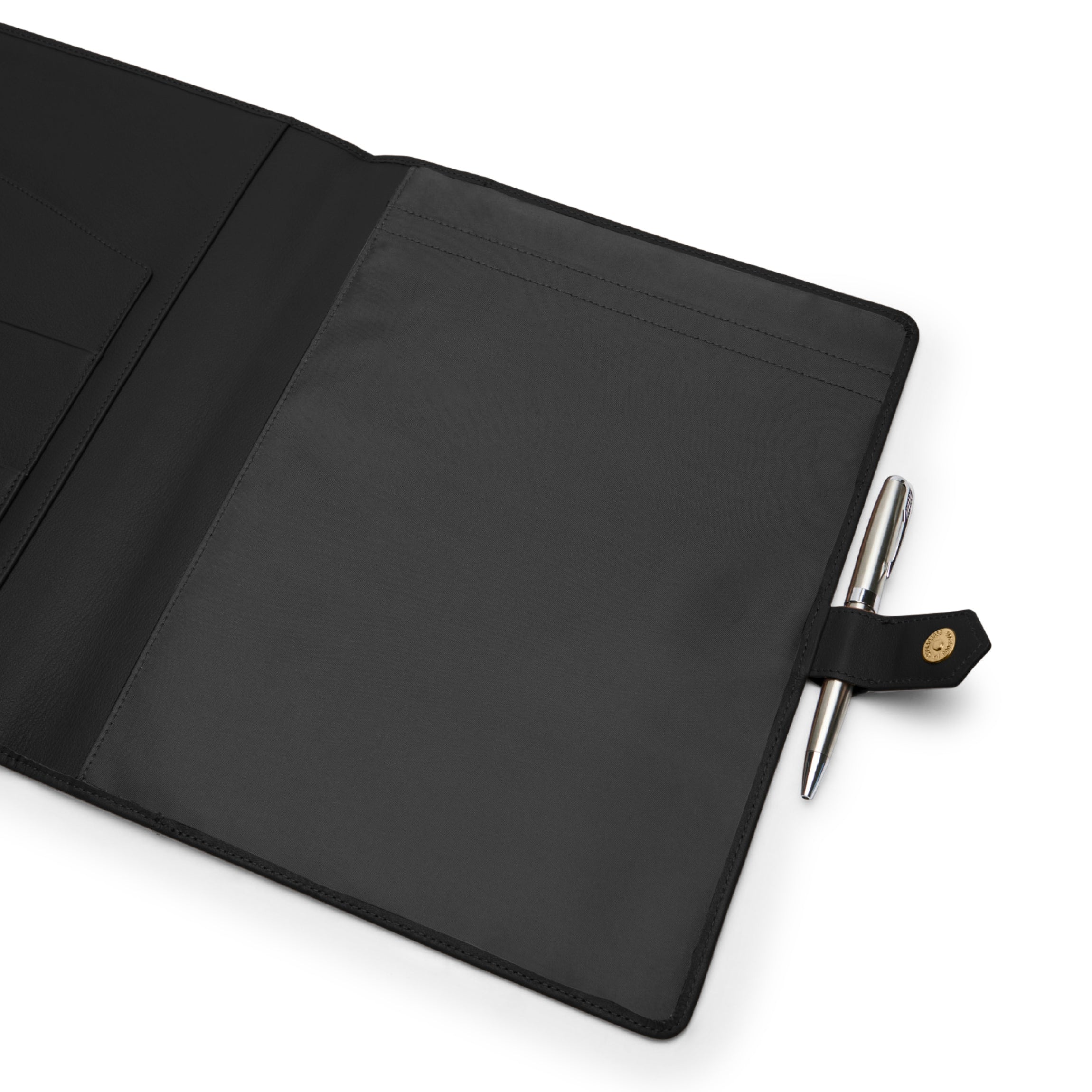 Premium Black Onyx Letter Snap Bound Journal - Elegant Hardcover Notebook for Writing, Note Taking & Journaling - Perfect for School, Office & Creative Projects