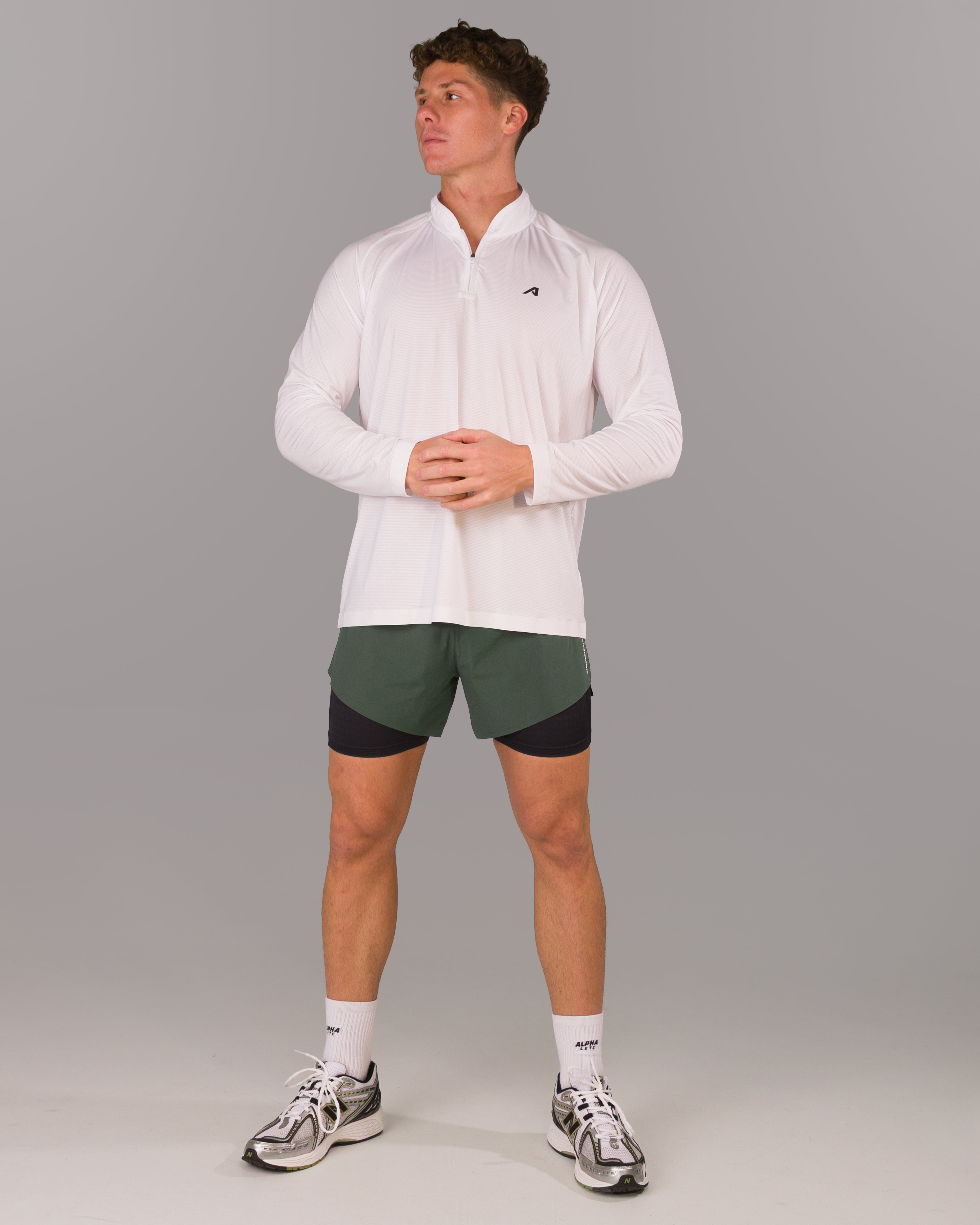 Flex Short Moss - Comfortable & Stretchy Men's Athletic Shorts for Running, Gym & Outdoor Activities